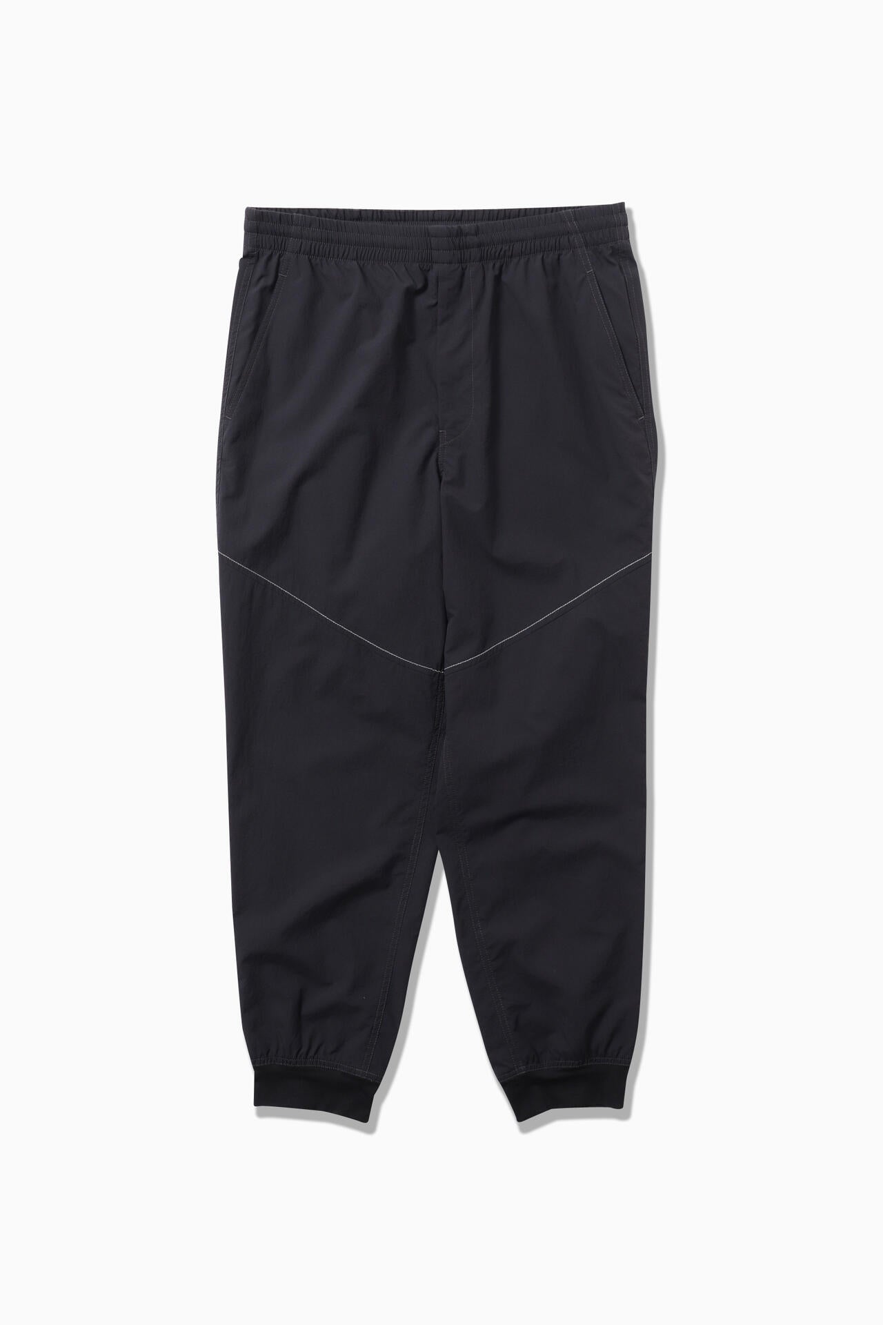 stretch rip pants - black