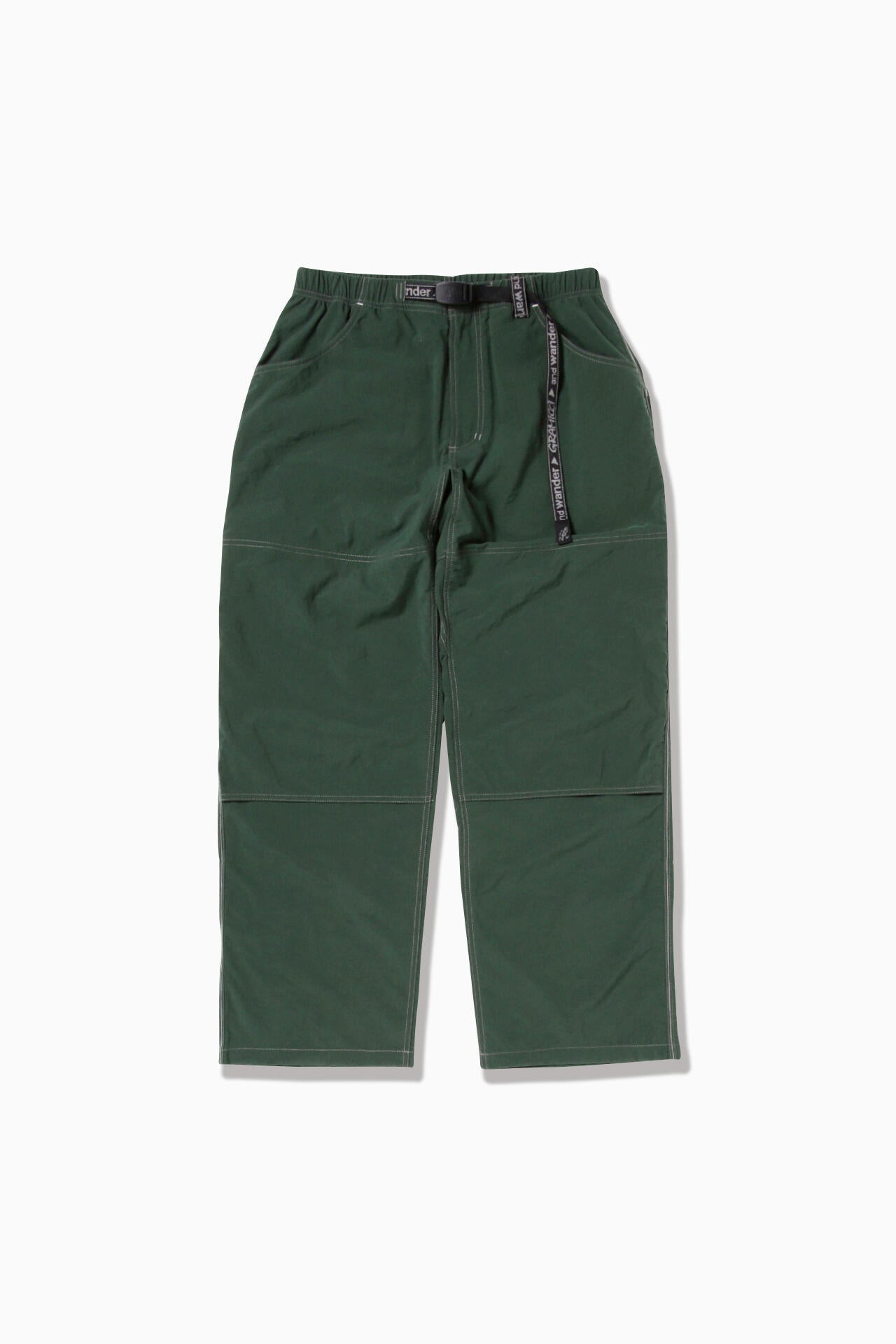 GRAMICCI × and wander nylon double knee pant - green
