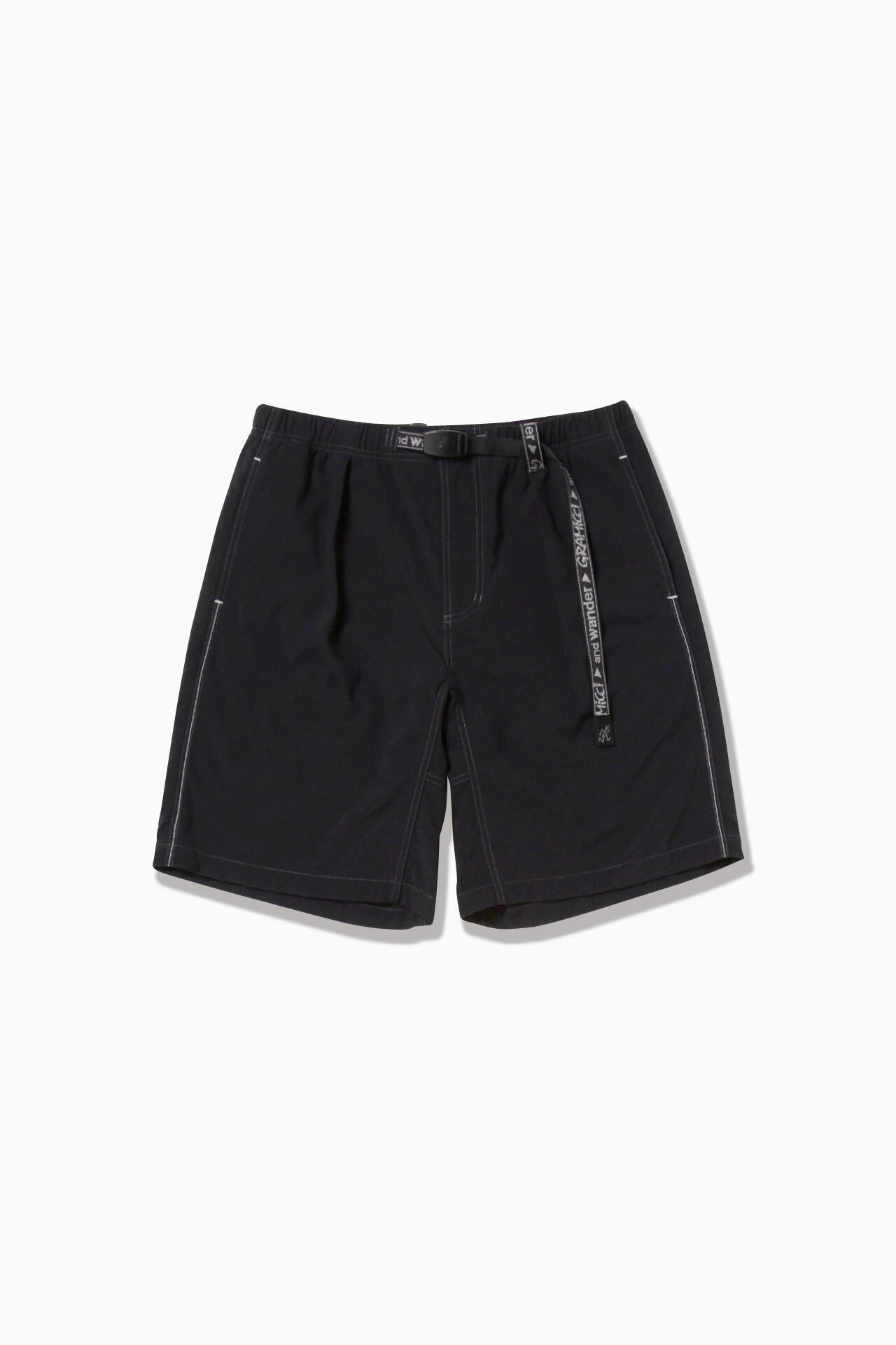 GRAMICCI × and wander nylon g-short - black