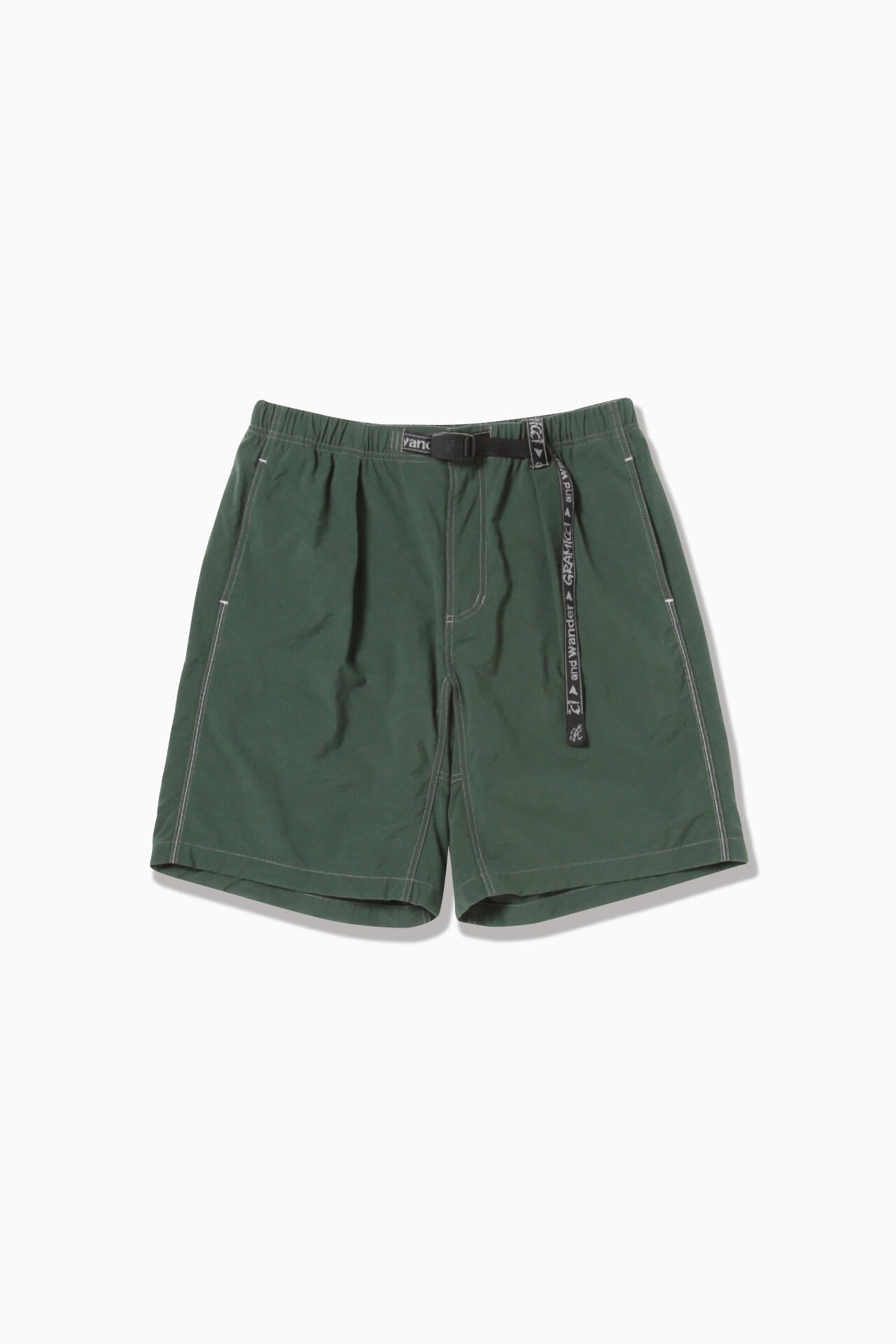 GRAMICCI × and wander nylon g-short - green