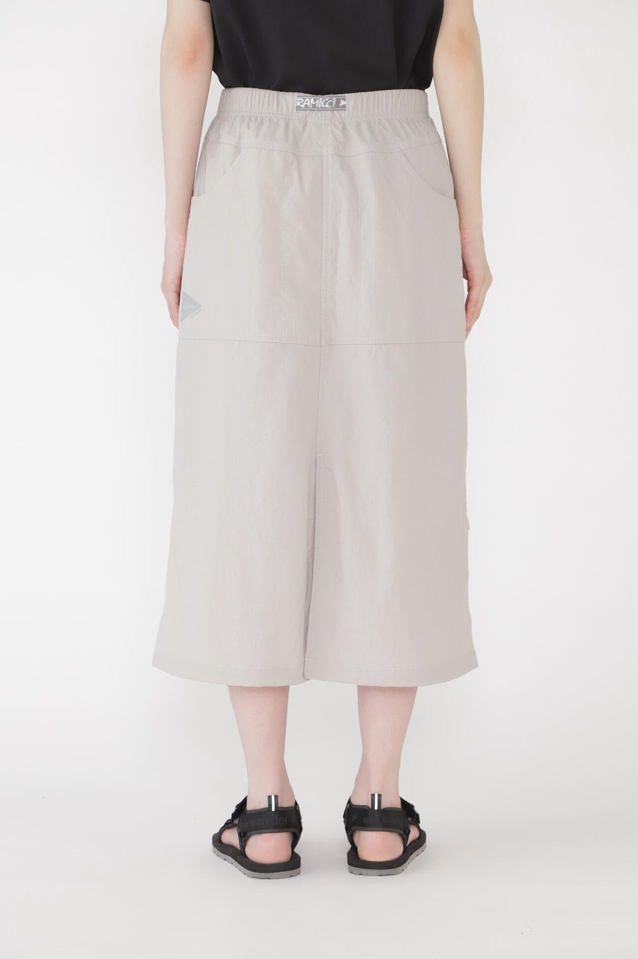 GRAMICCI × and wander nylon double knee skirt