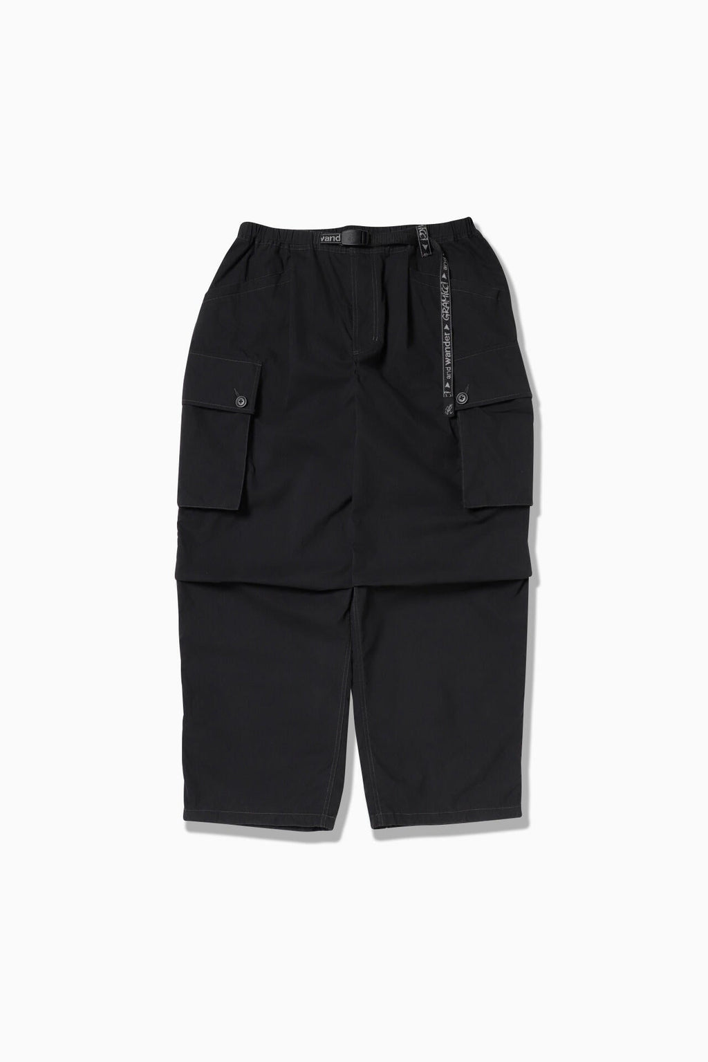 GRAMICCI × and wander military wide pant - black