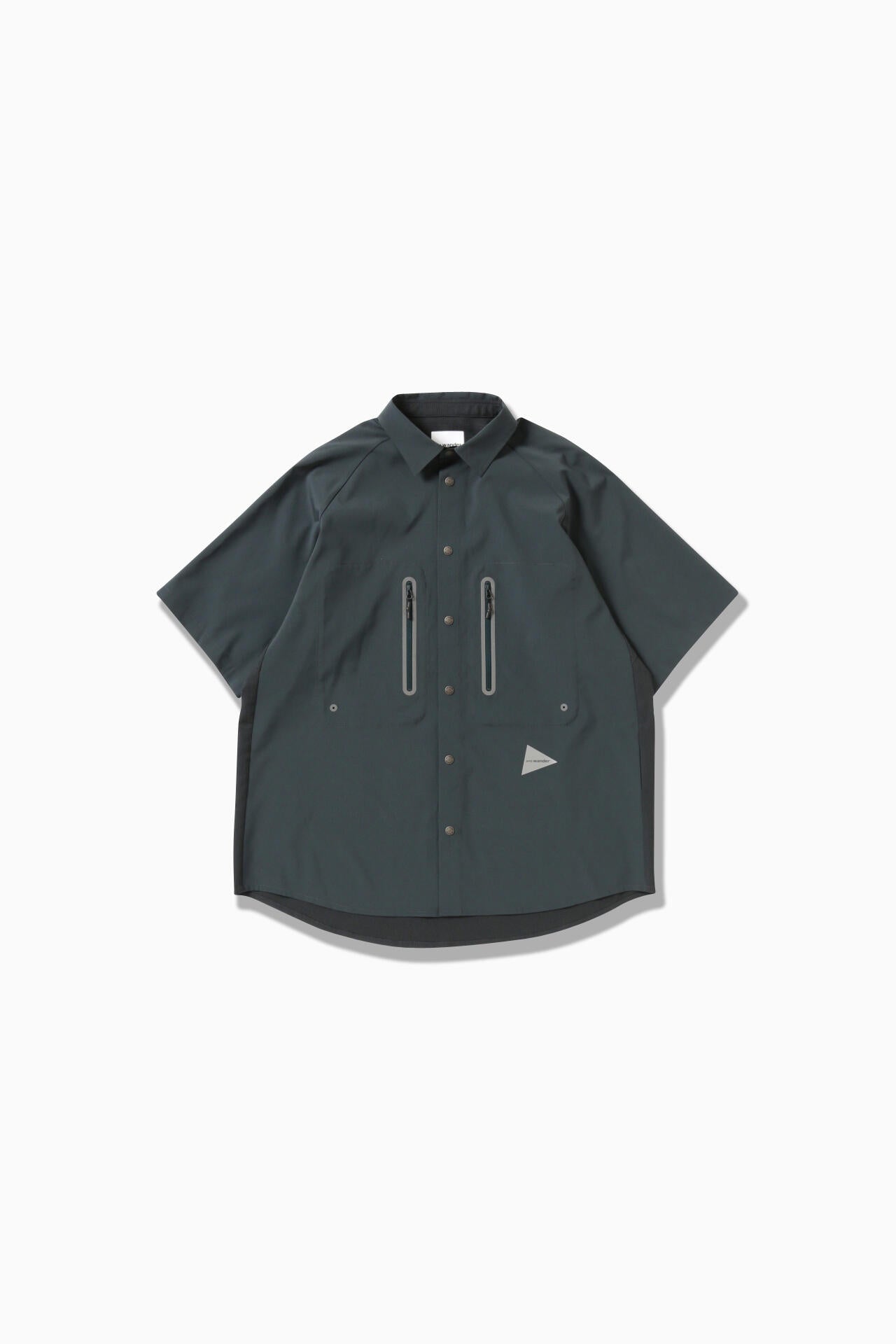 tech SS shirt - d.green