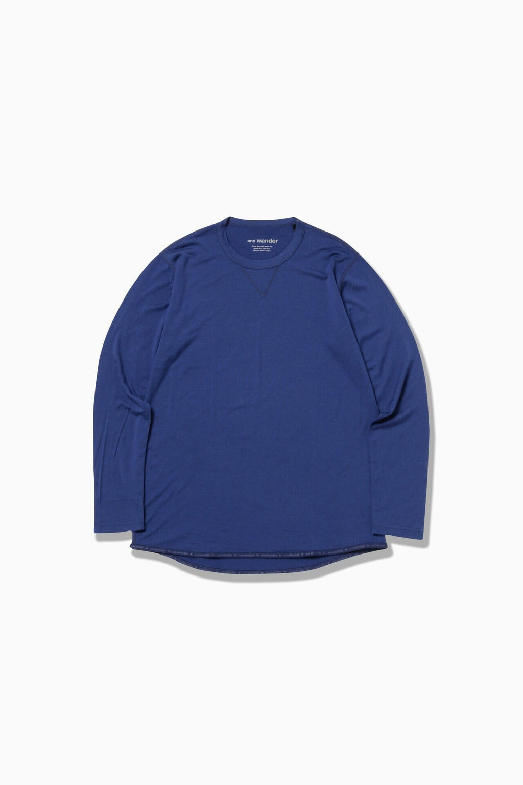 merino base LS T - blue
