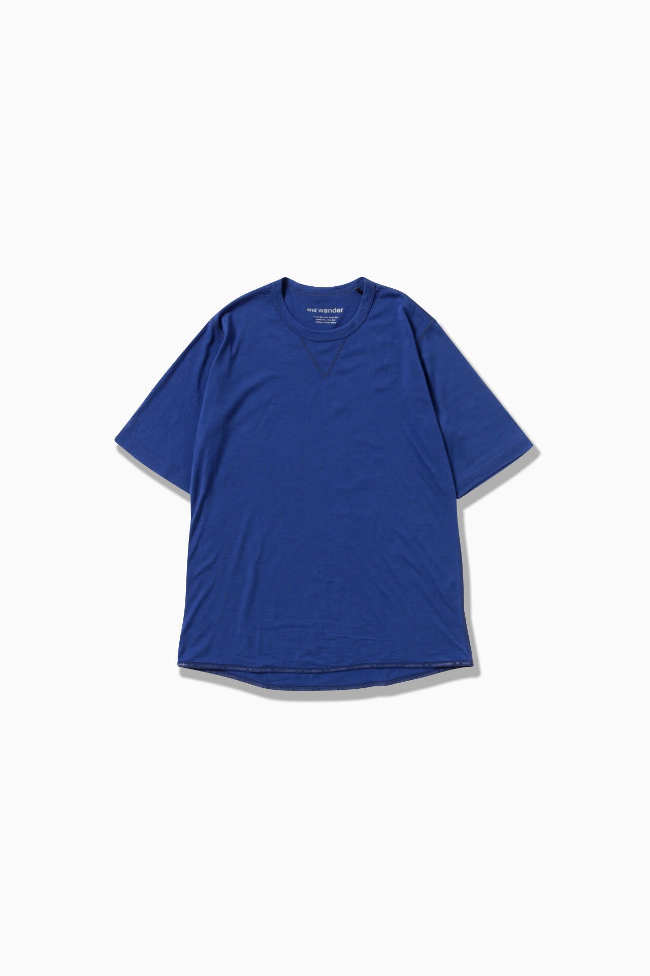 merino base SS T - blue