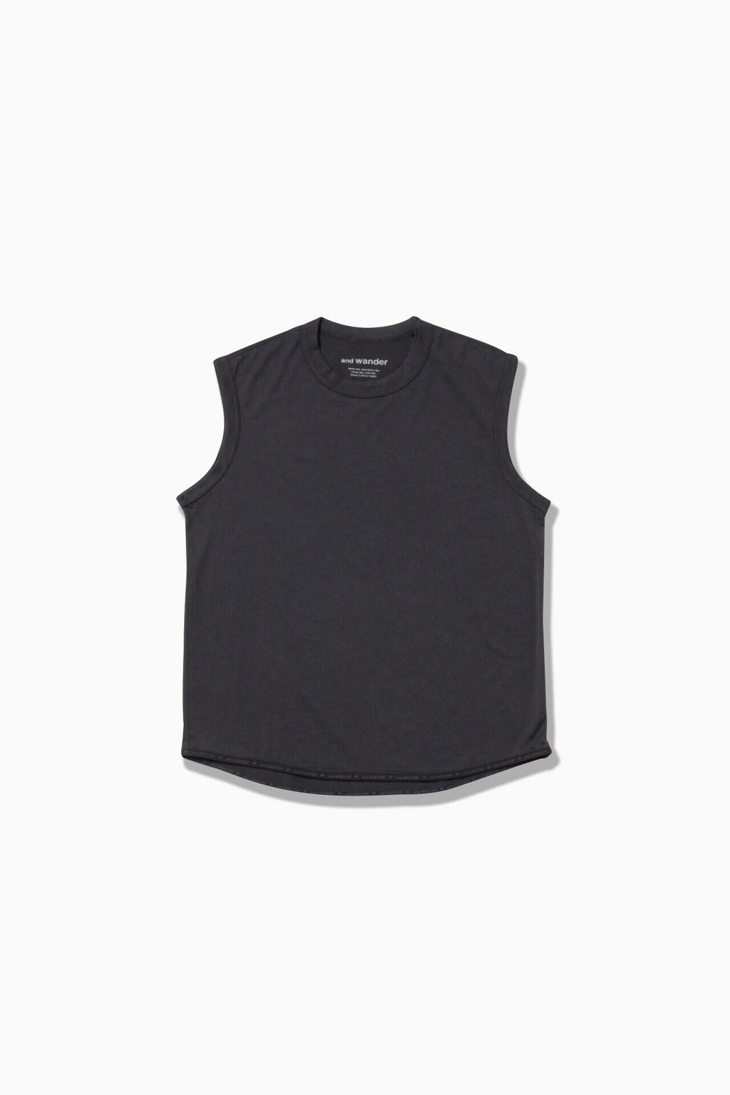 merino base tank top - charcoal