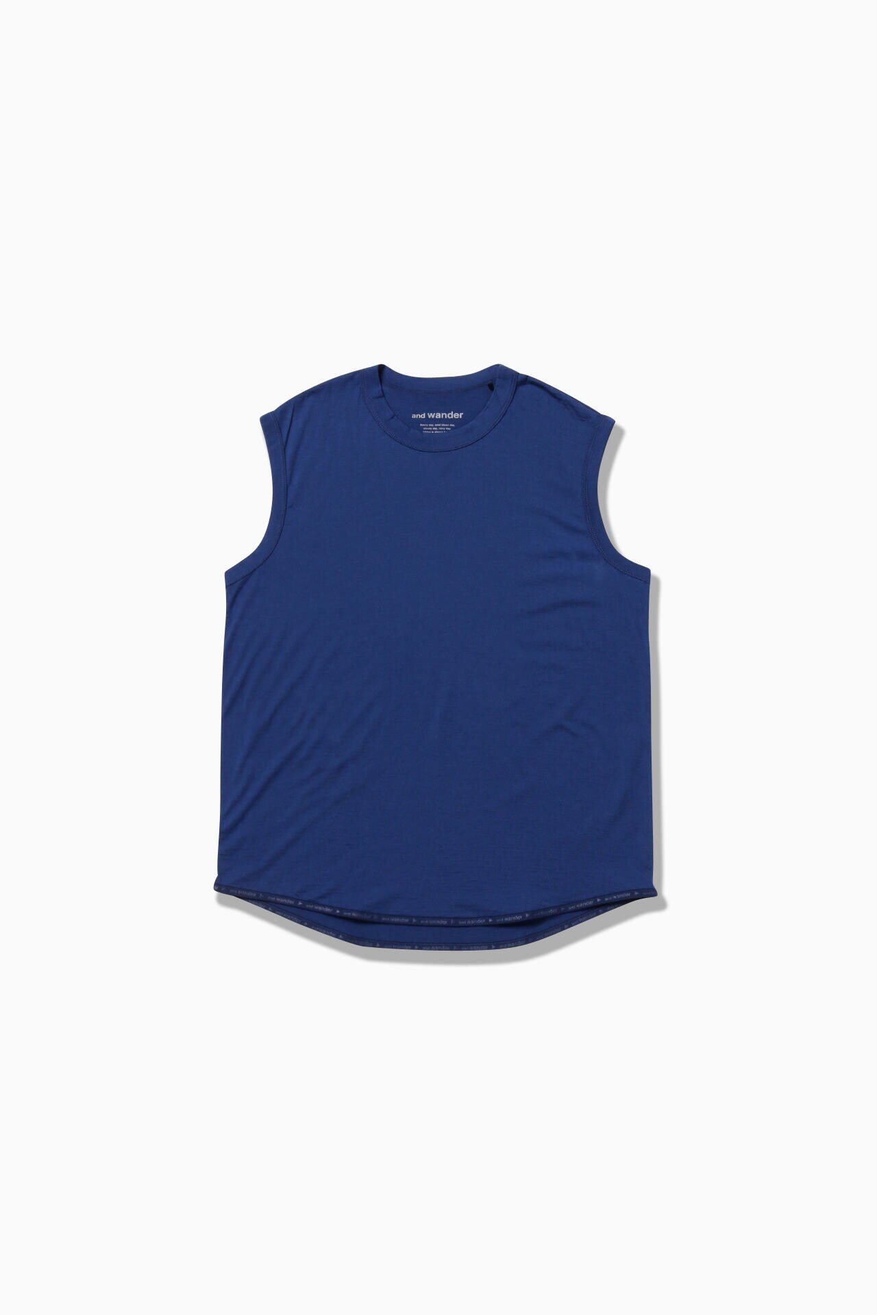 merino base tank top - blue