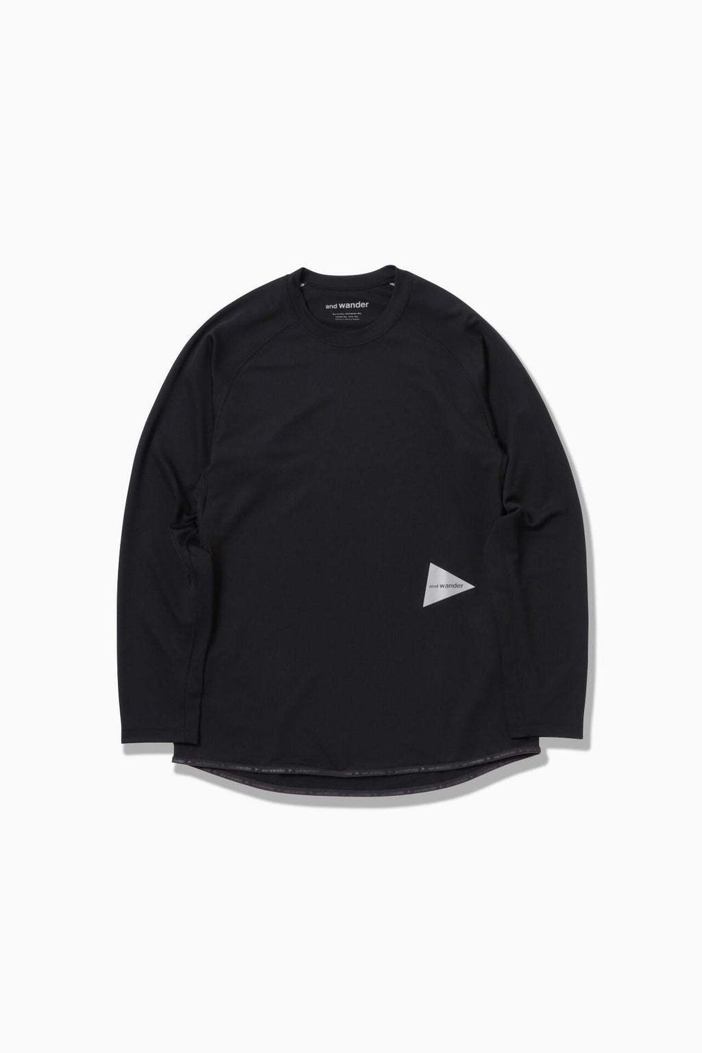 dry jersey raglan  LS T - black