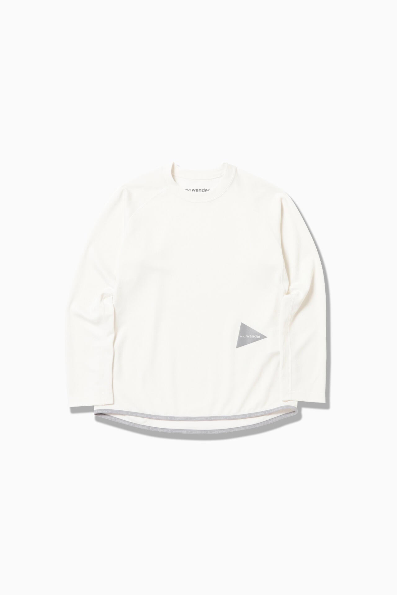 dry jersey raglan  LS T - off white