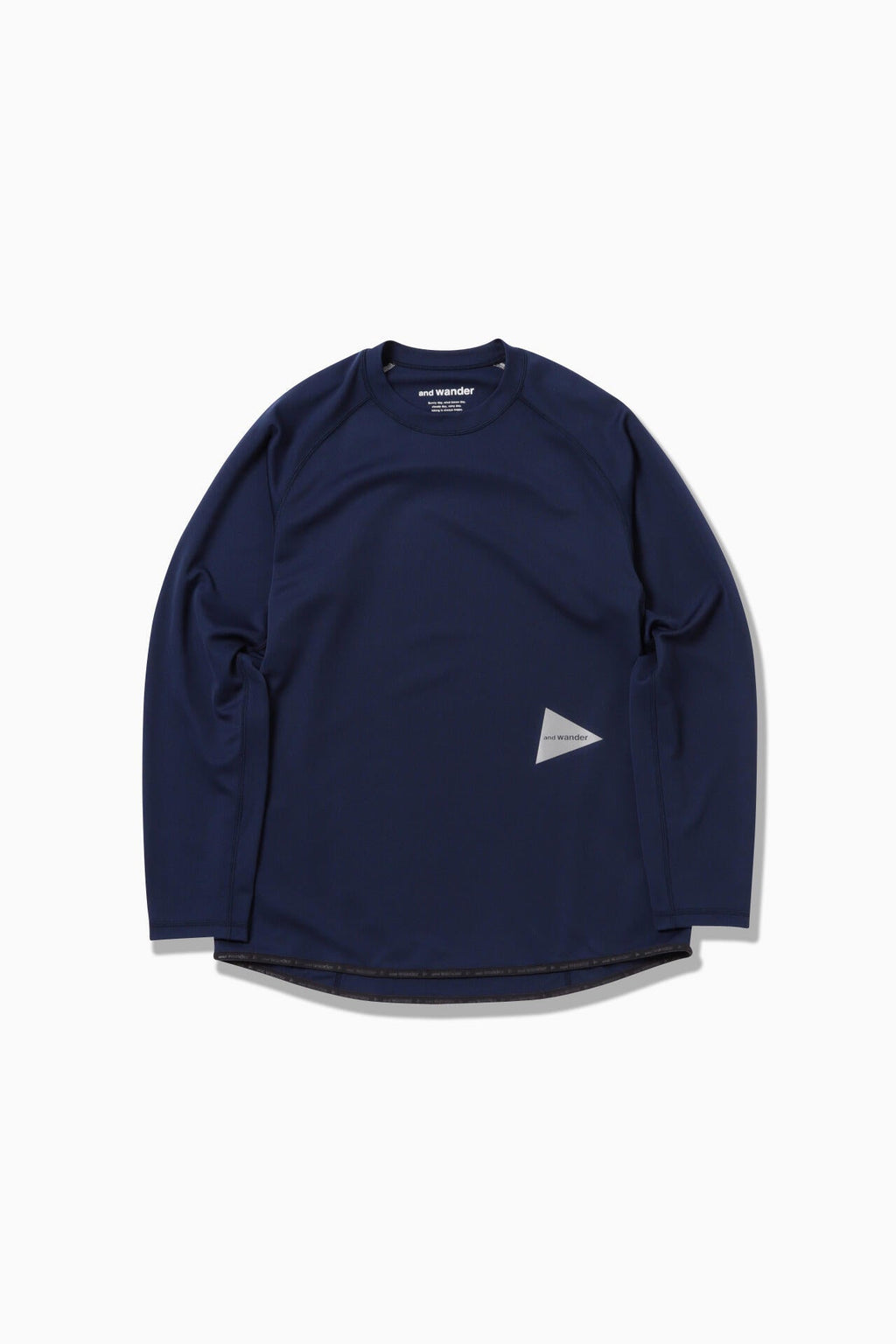 dry jersey raglan  LS T - navy