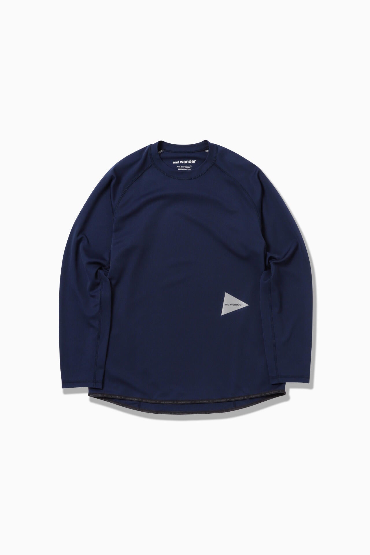 dry jersey raglan  LS T - navy