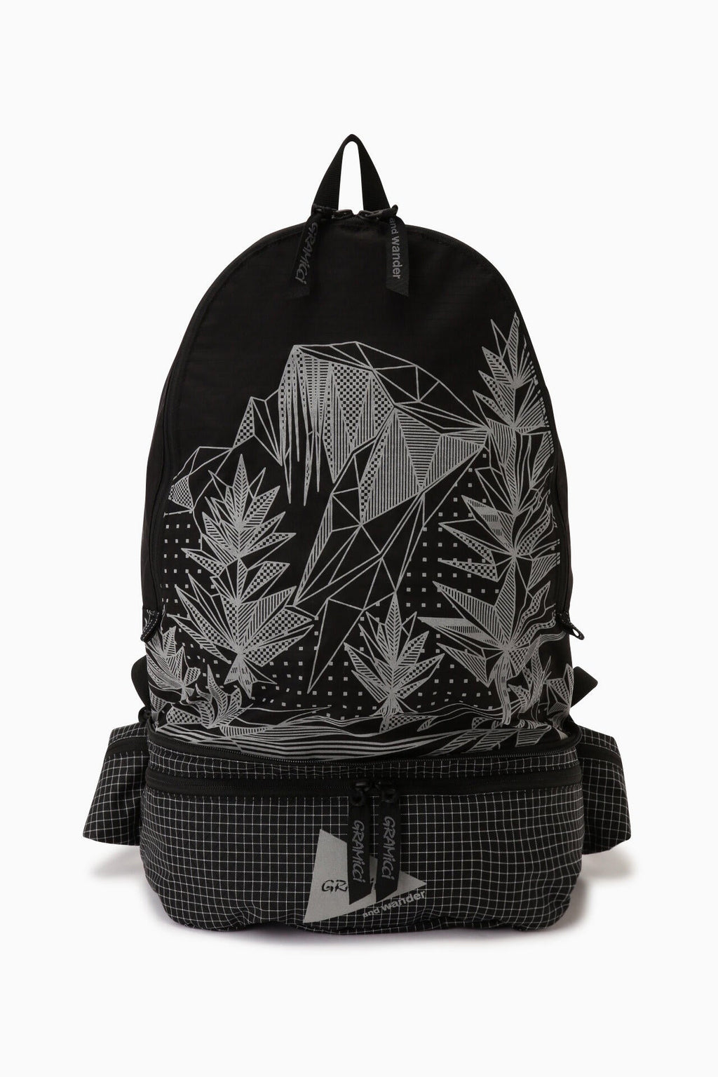 GRAMICCI × and wander 2way ripstop bag - black