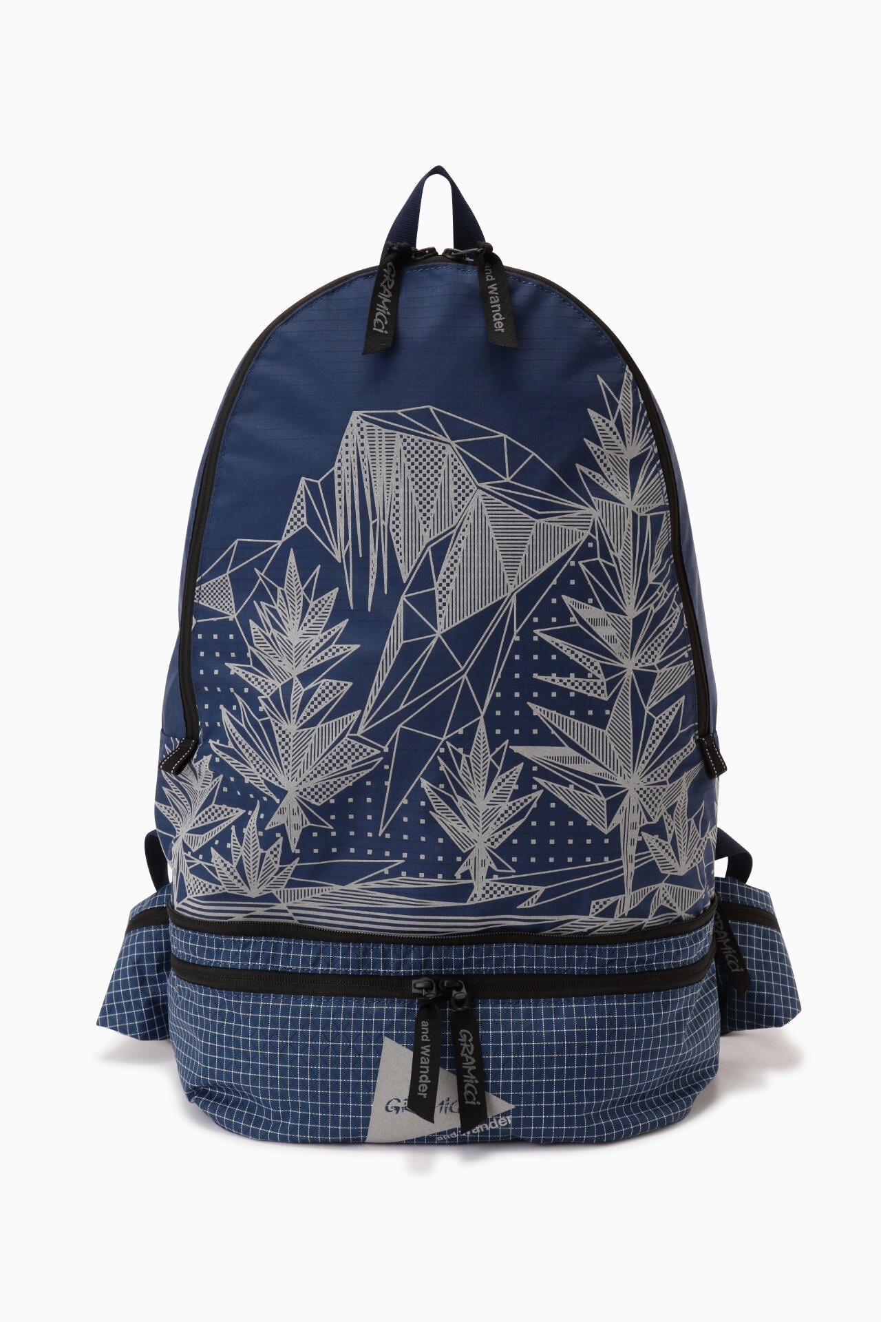 GRAMICCI × and wander 2way ripstop bag - blue