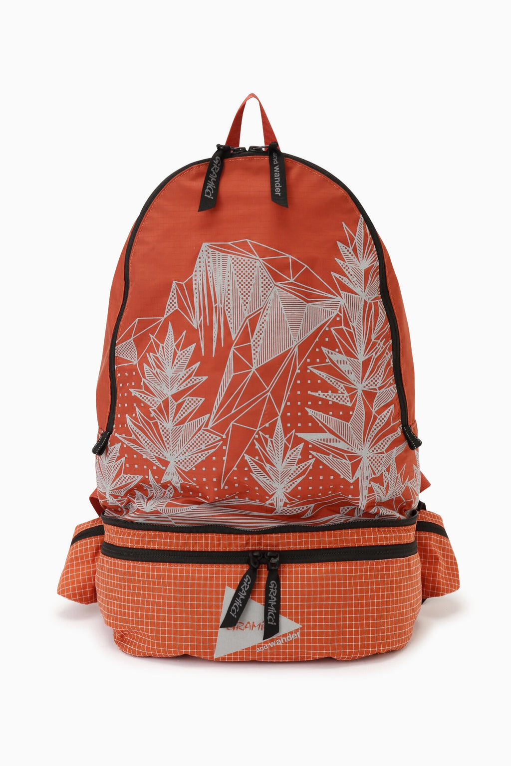 GRAMICCI × and wander 2way ripstop bag - orange
