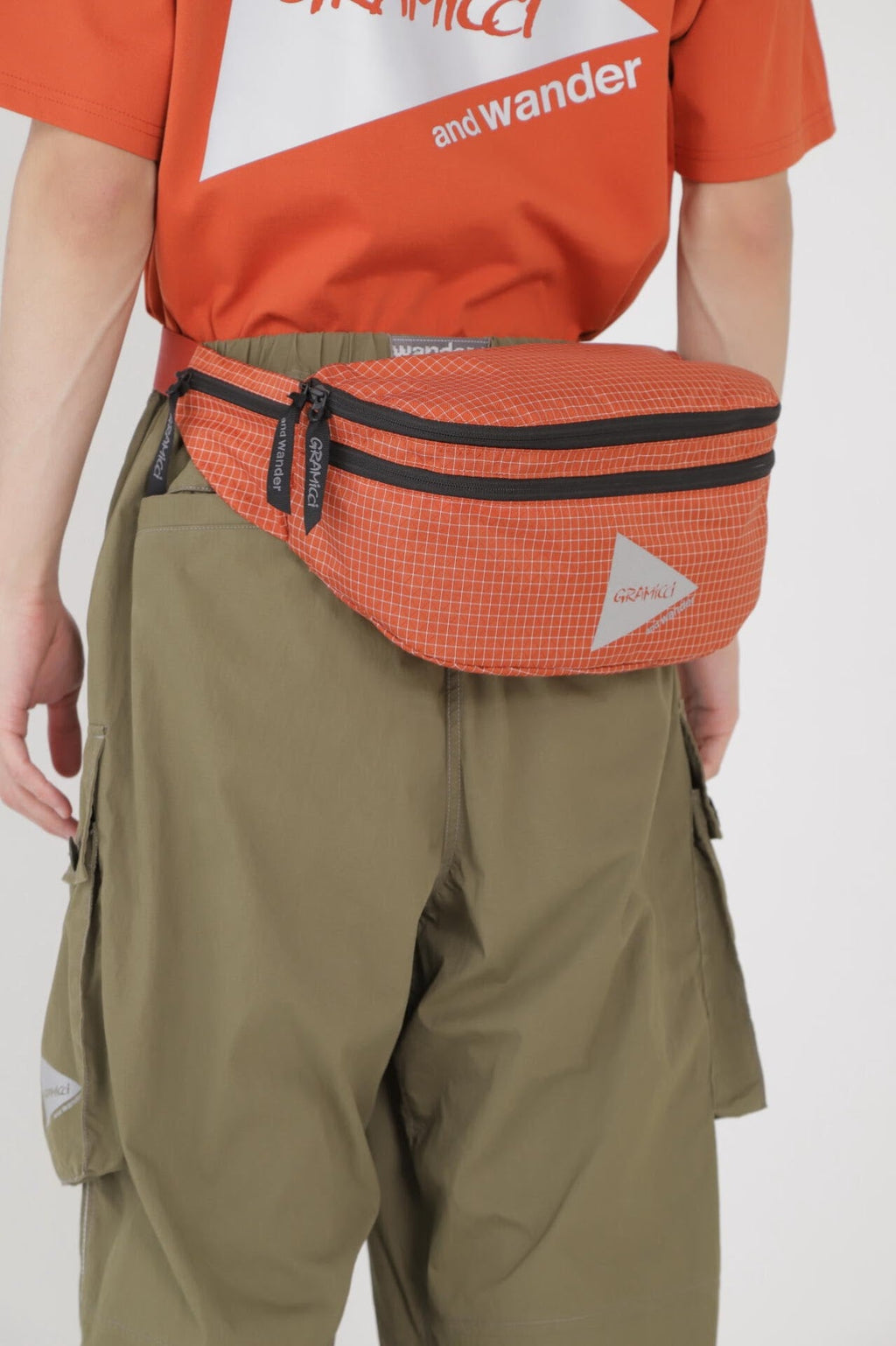 GRAMICCI × and wander 2way ripstop bag