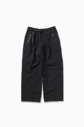 twill pants - black