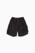 multi pocket short pants (M) - black
