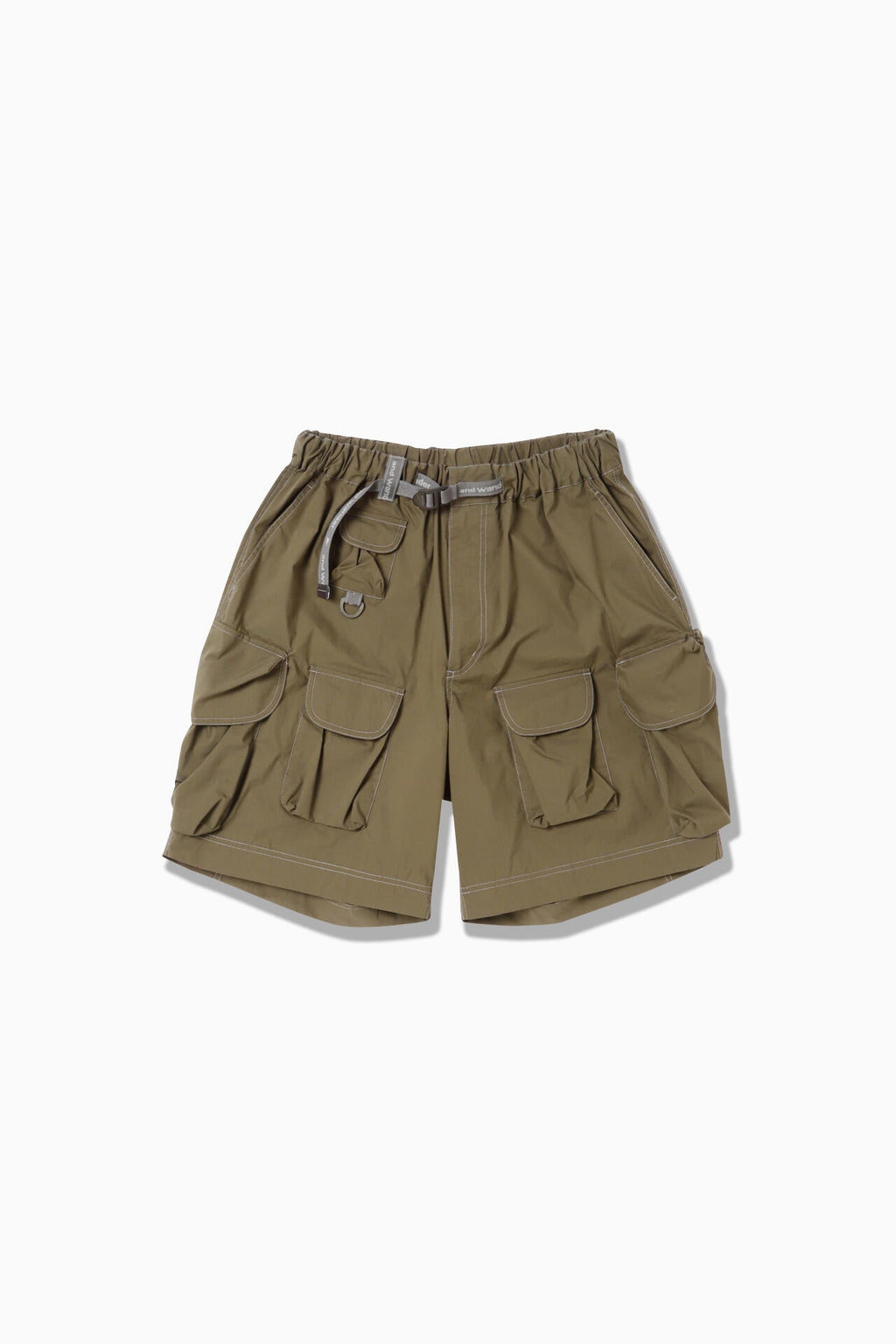 multi pocket short pants (M) - khaki