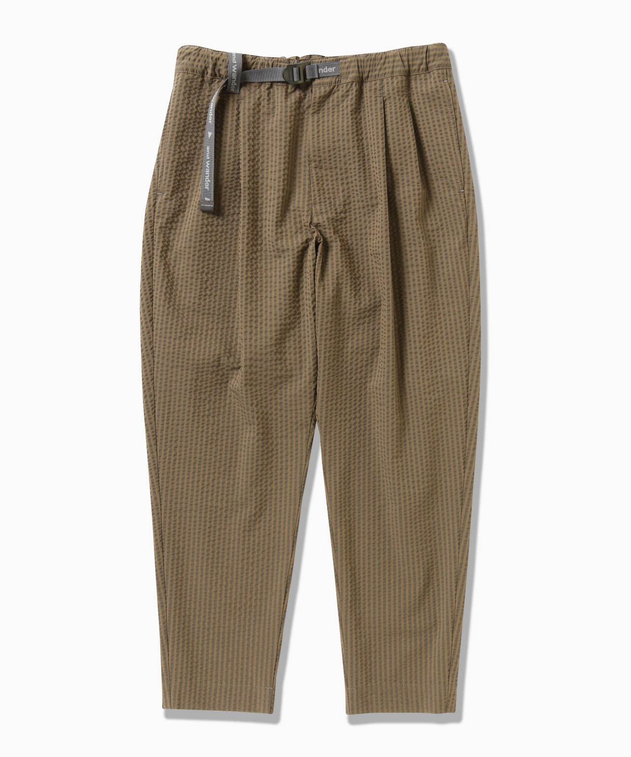 dry soft seersucker  pants - beige