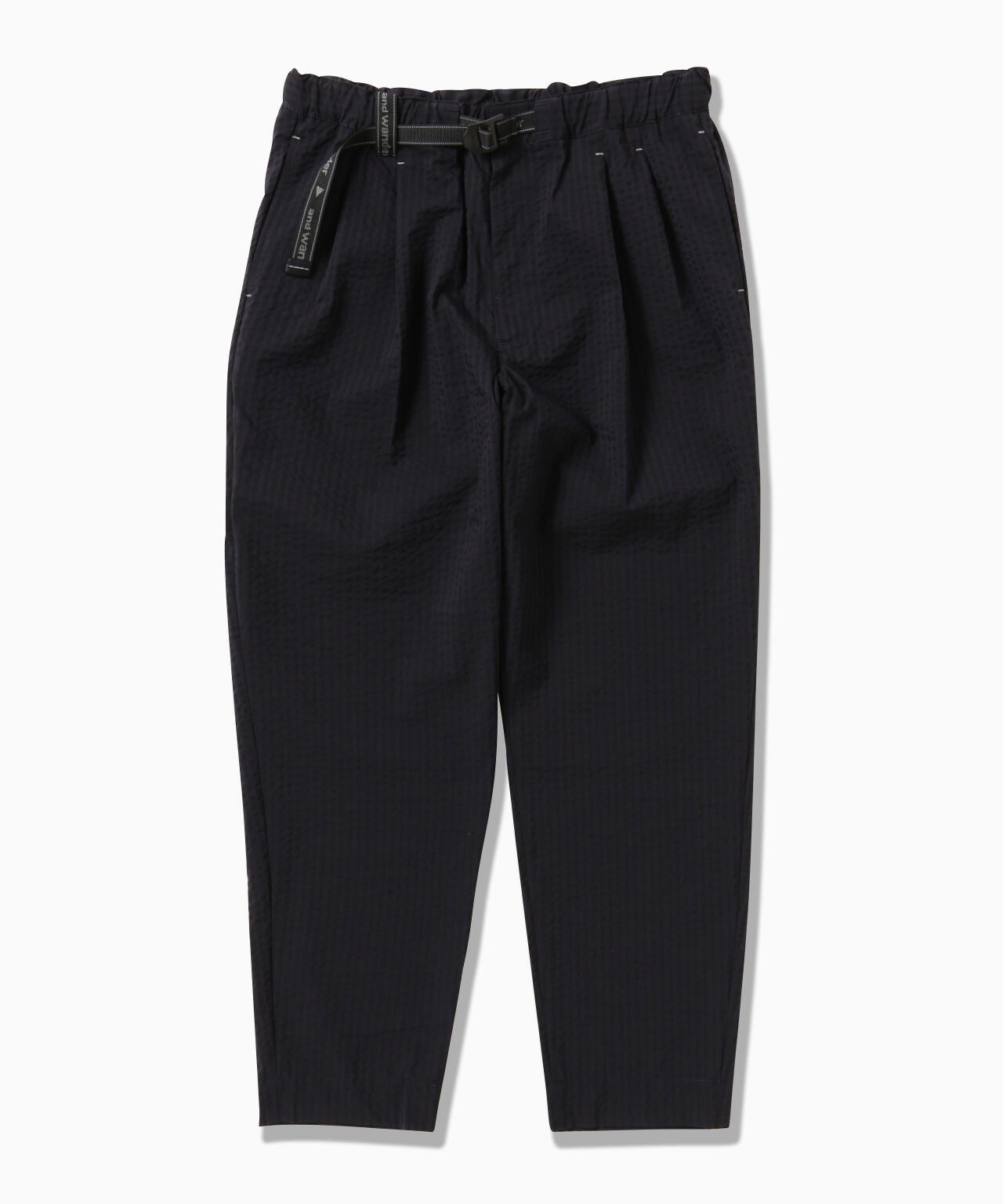 dry soft seersucker  pants - navy