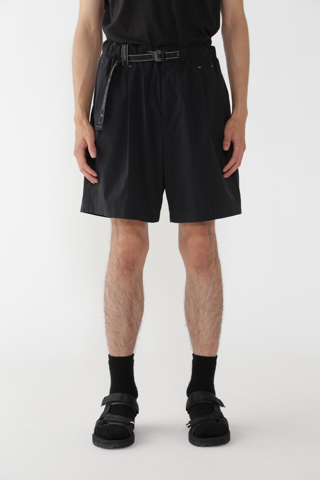 UV cut stretch short pants (M)