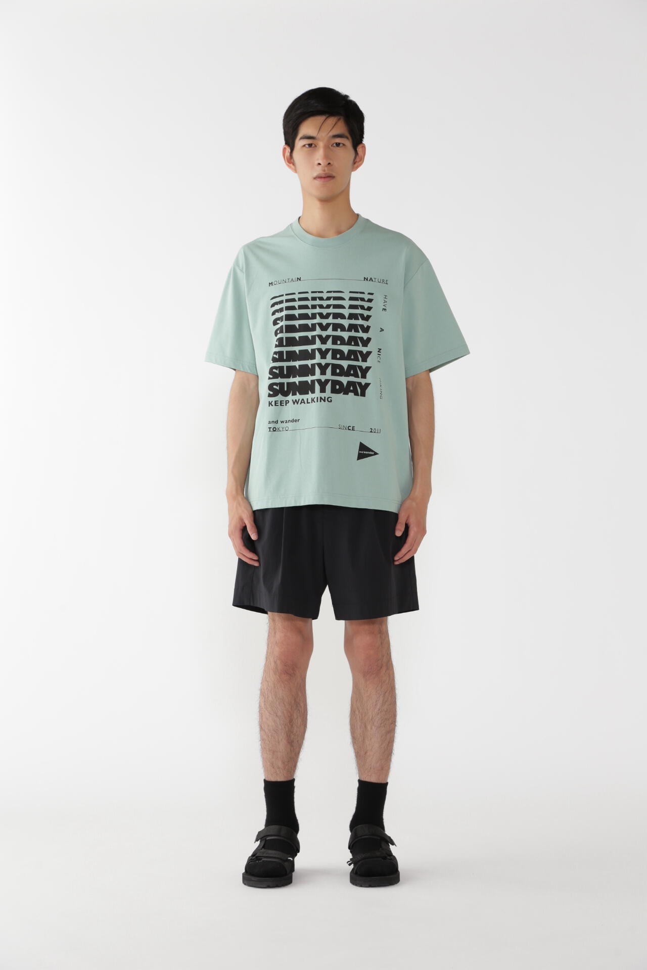 UV cut stretch short pants (M)