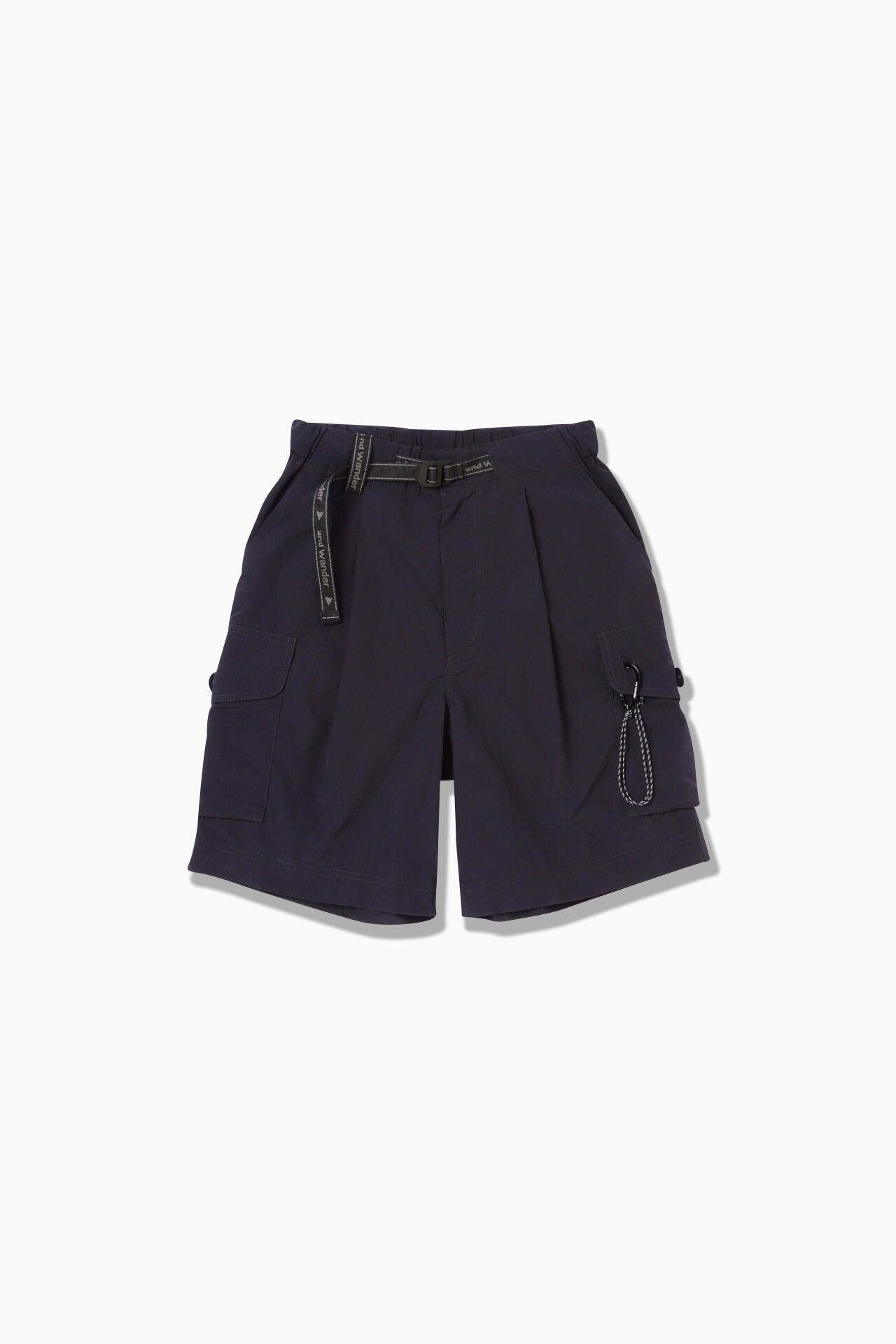 oversized cargo short pants (M) - navy