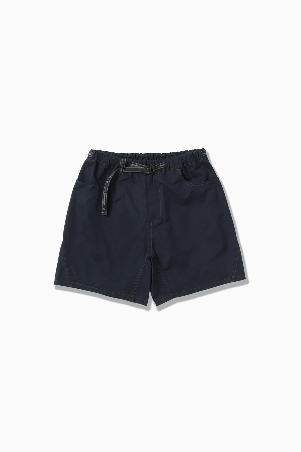 high count cloth short pants (M) - navy