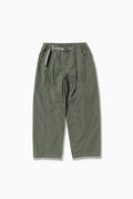 crinkled nylon pants - d.gray