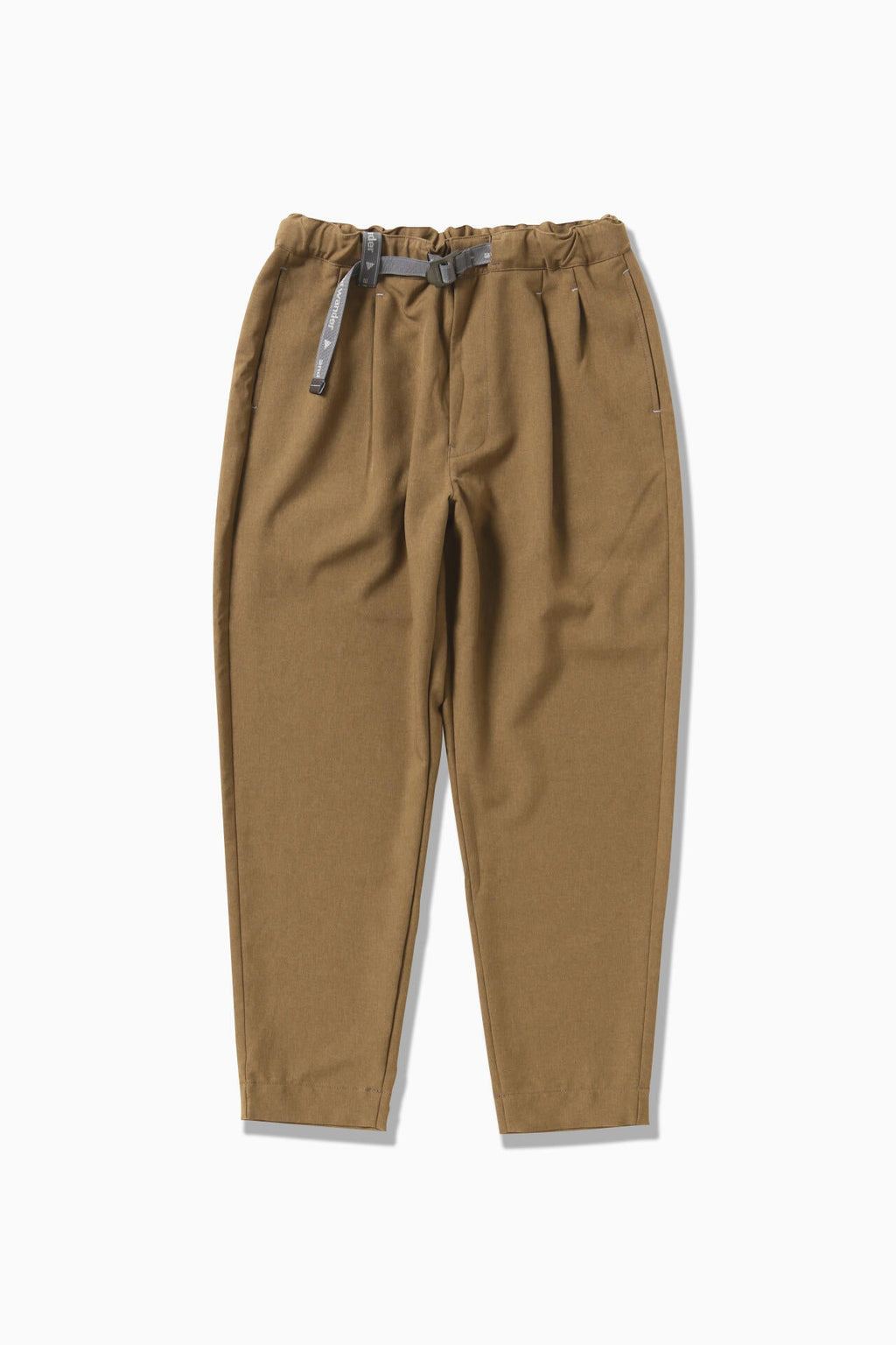 PE melange twill pants - l.brown