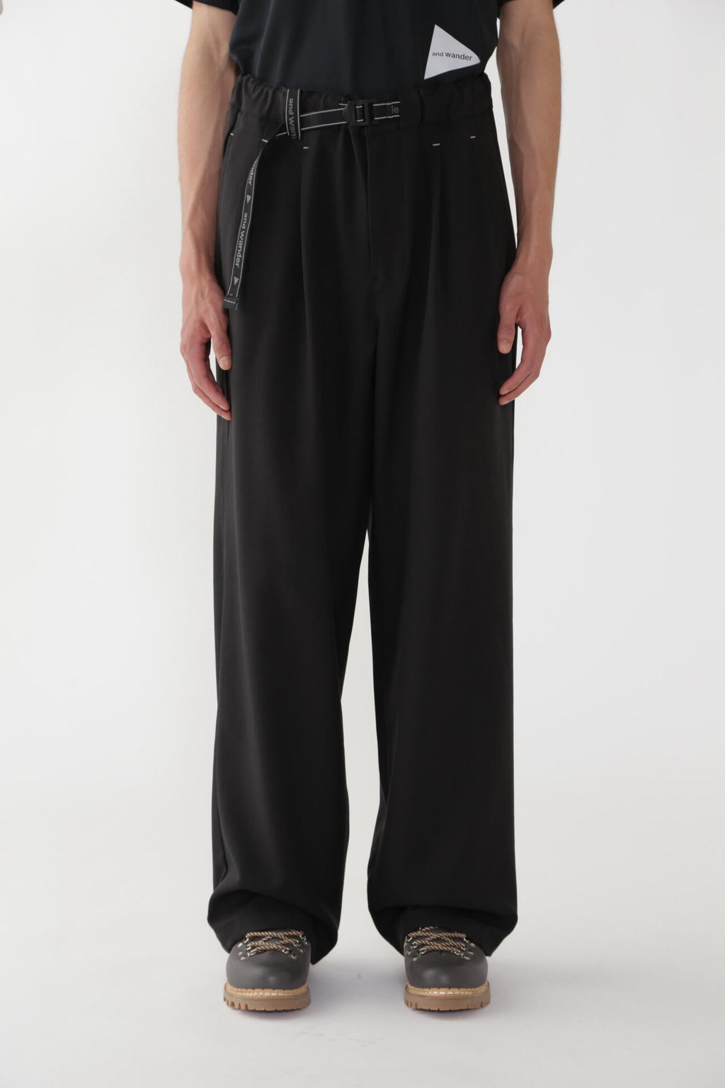 PE melange twill pants