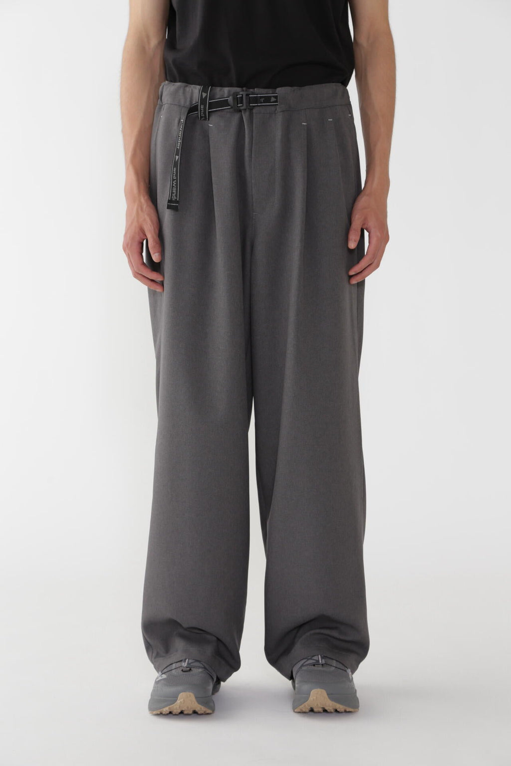 PE melange twill pants