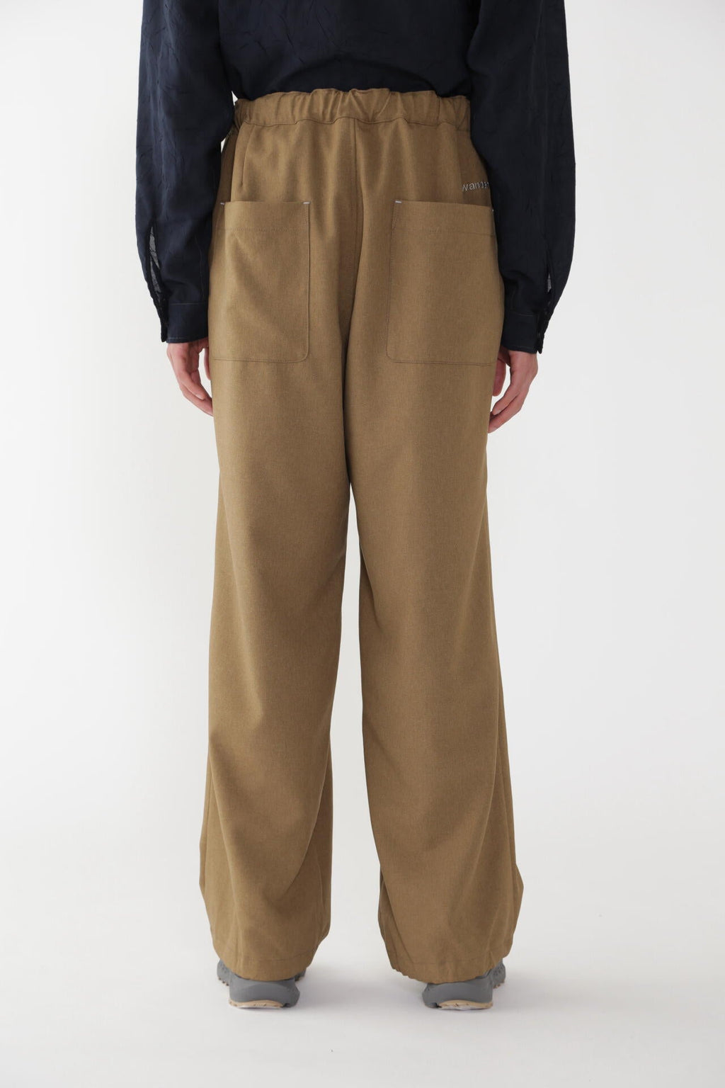 PE melange twill pants