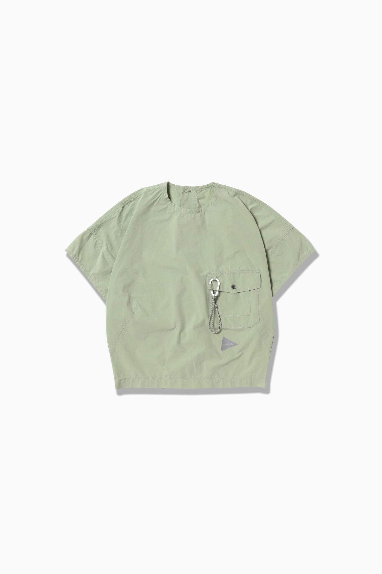 CORDURA typewriter SS pullover (W) - l.moss