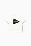and wander big logo SS T - white