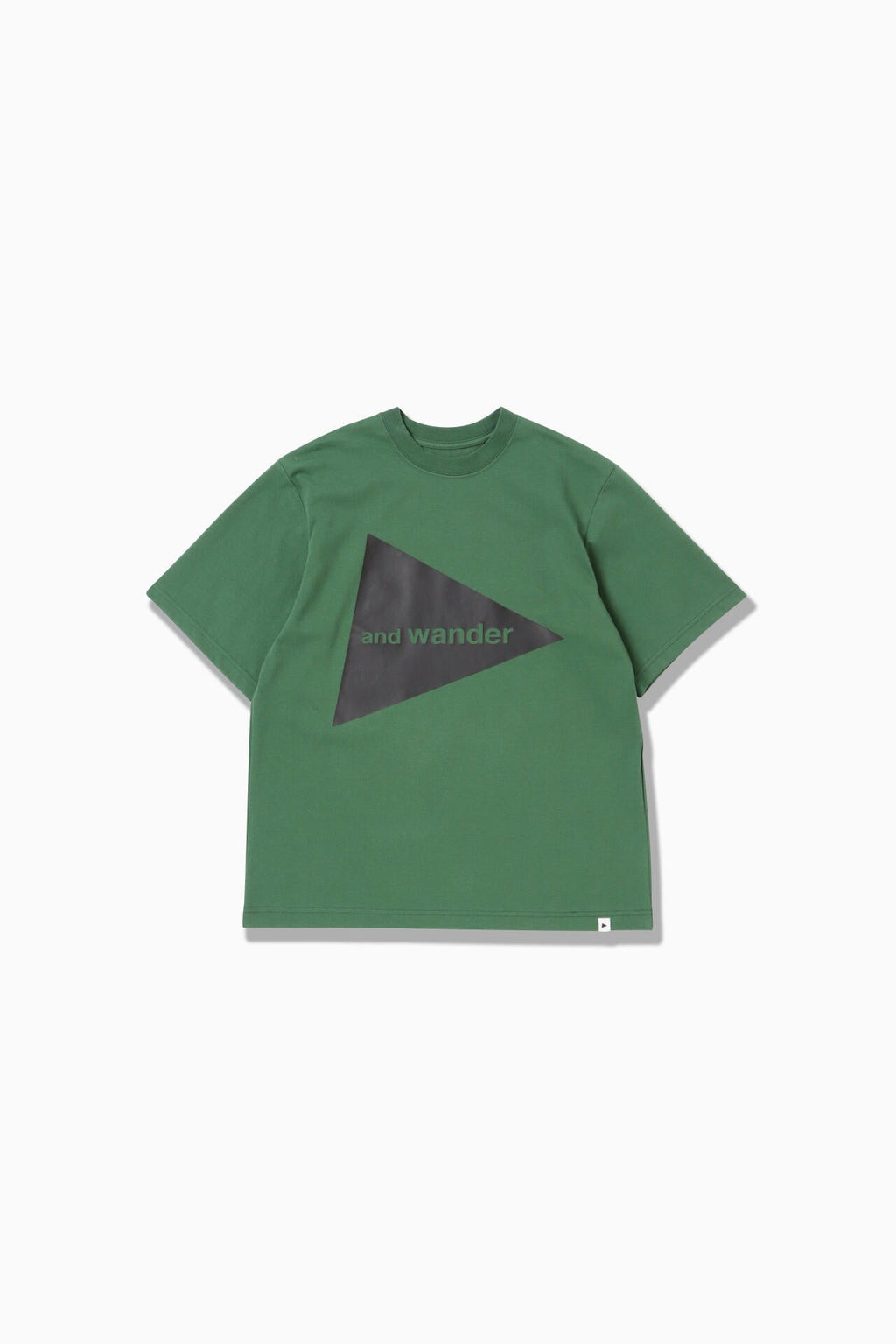 and wander big logo SS T - green