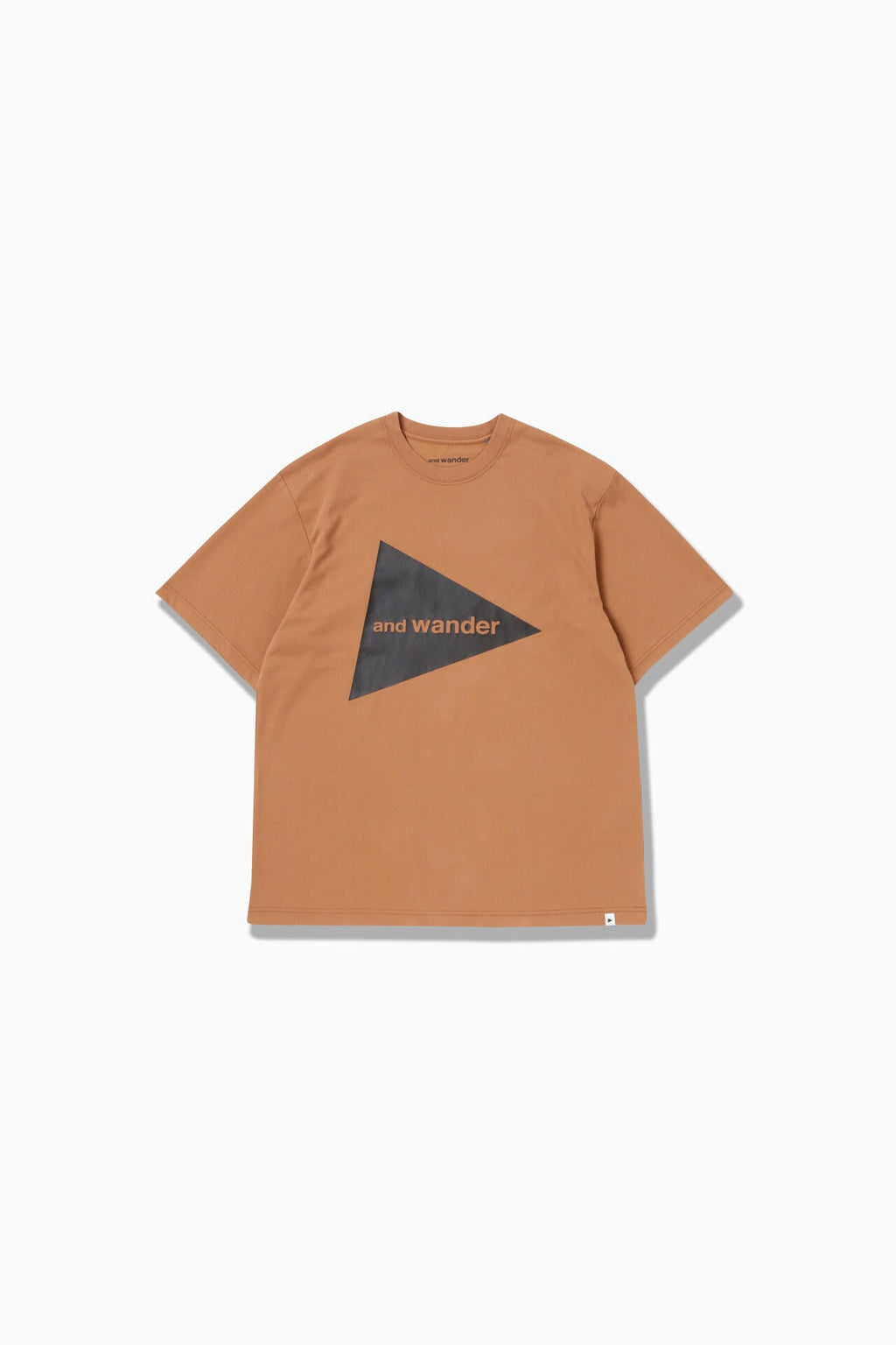 and wander big logo SS T - orange