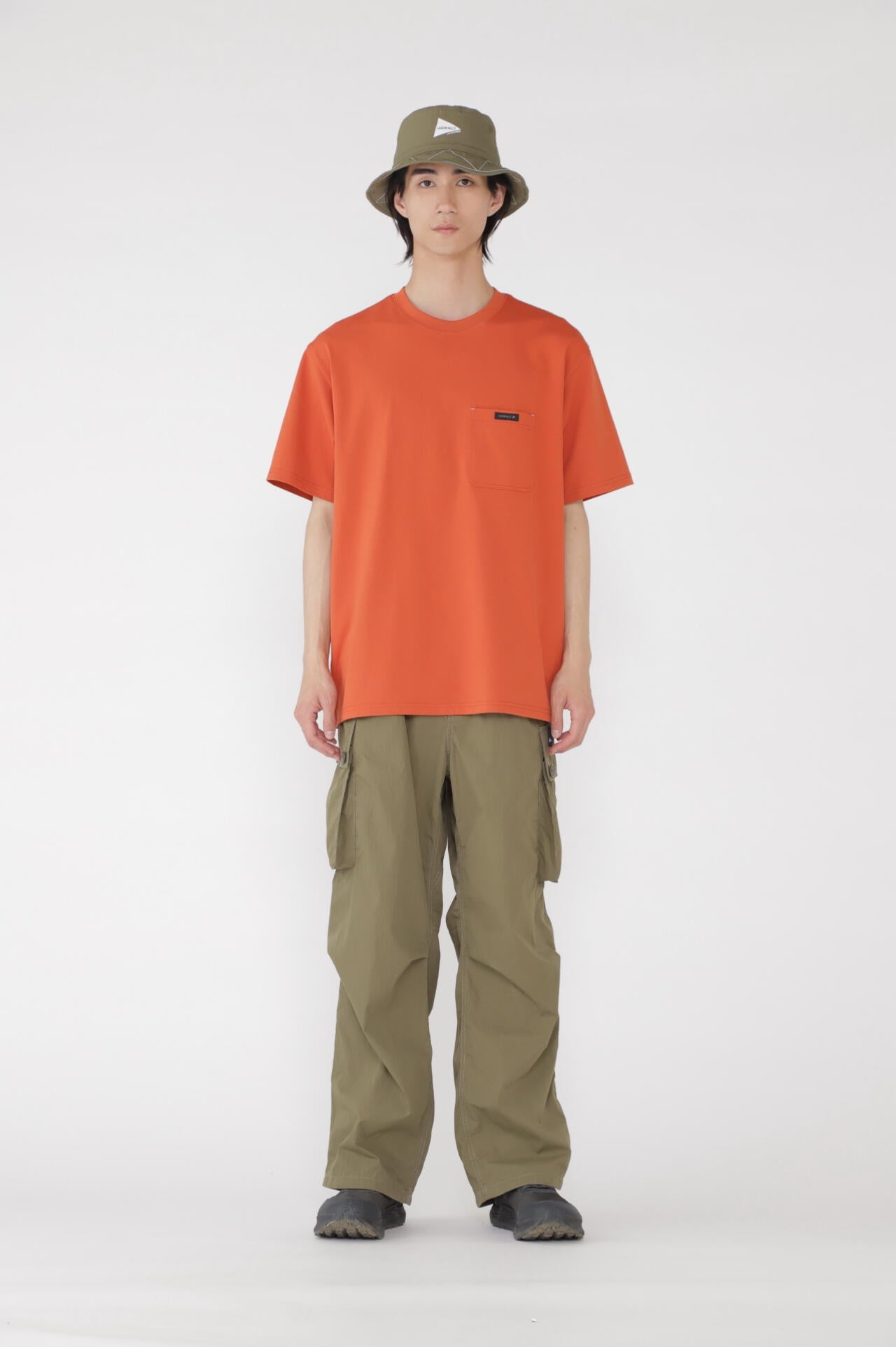GRAMICCI × and wander backprint tee