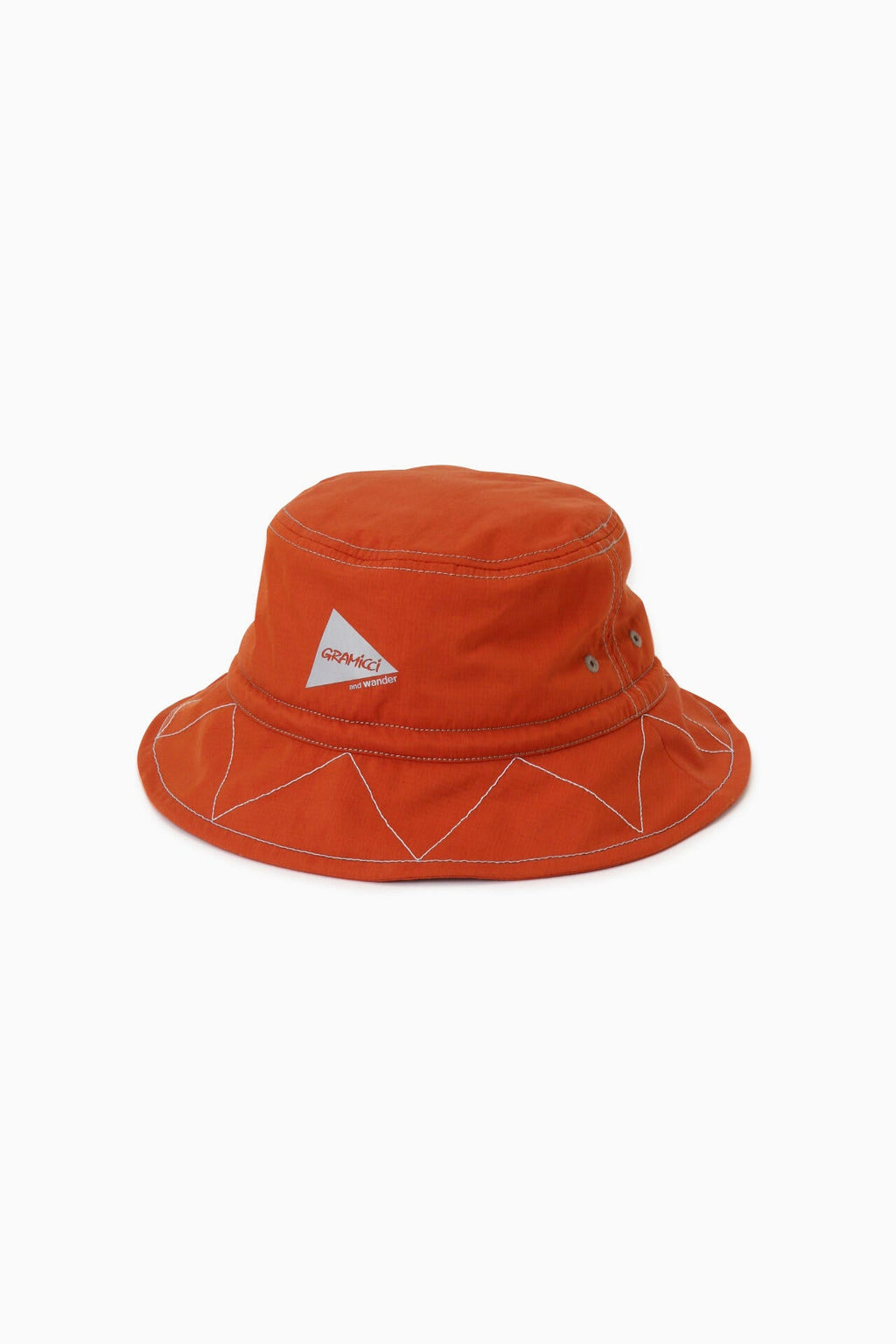 GRAMICCI × and wander zigzag stitch hat - red