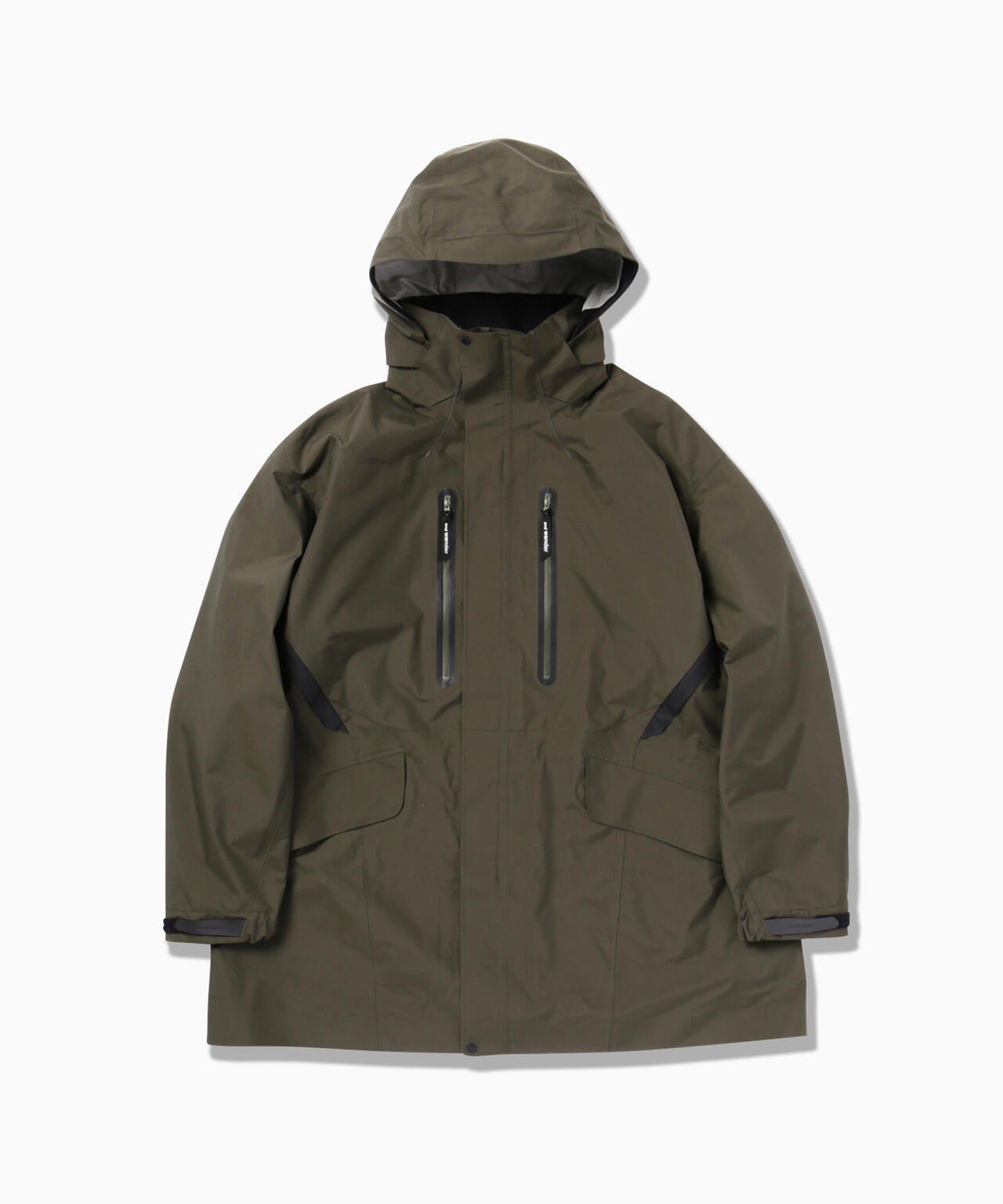 rain proof coat - d.khaki