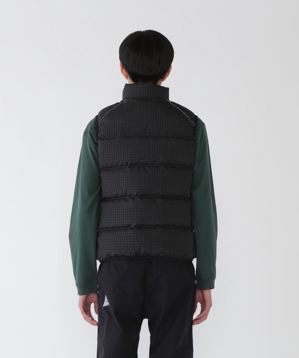 GRAMICCI × and wander wool check down vest