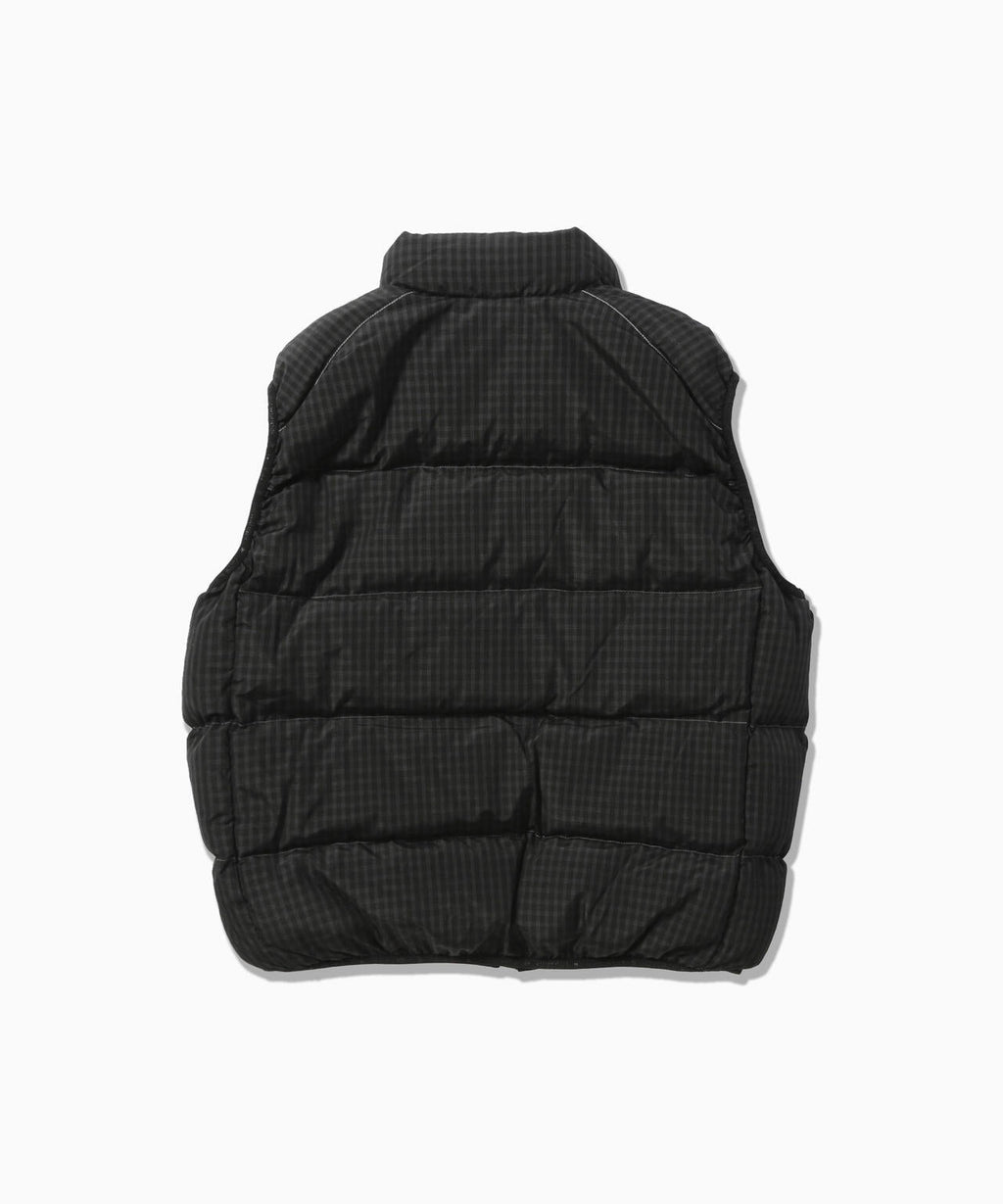 GRAMICCI × and wander wool check down vest