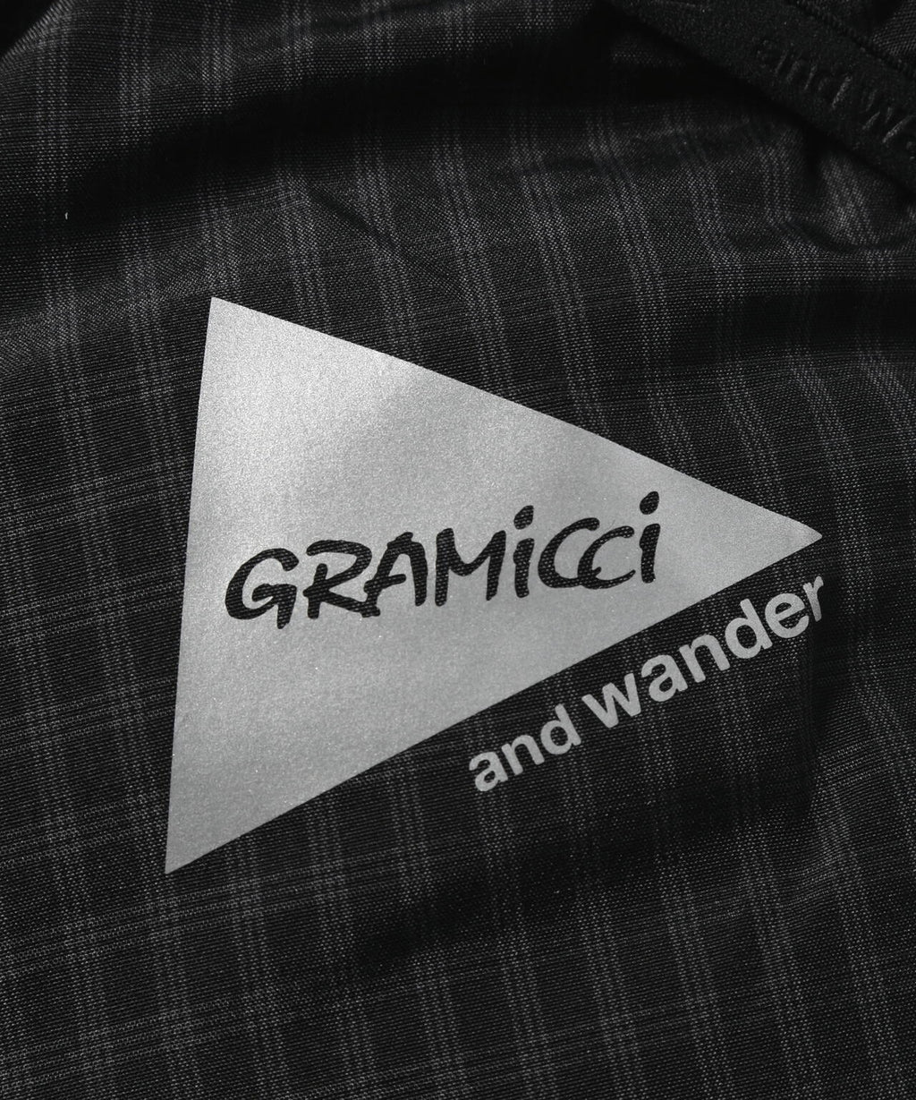 GRAMICCI × and wander wool check down vest