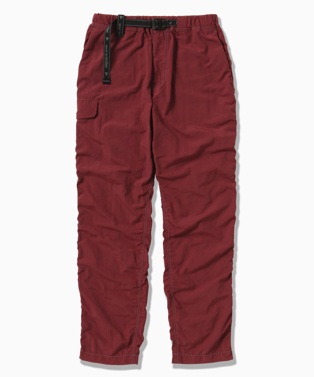 NY taffeta hiker pants - red