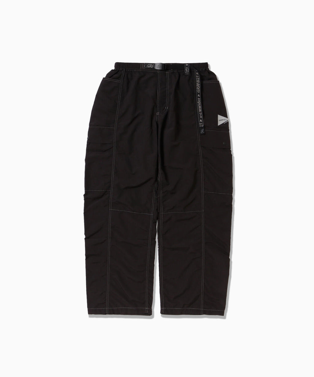 GRAMICCI × and wander ripstop voyager pants - black