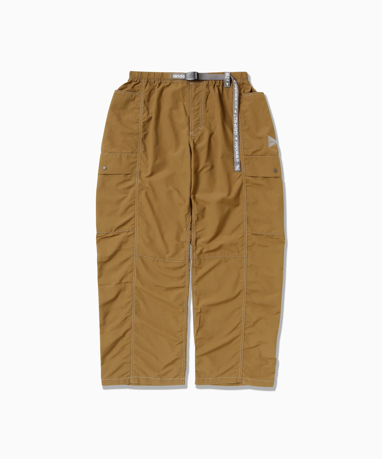 GRAMICCI × and wander ripstop voyager pants - brown