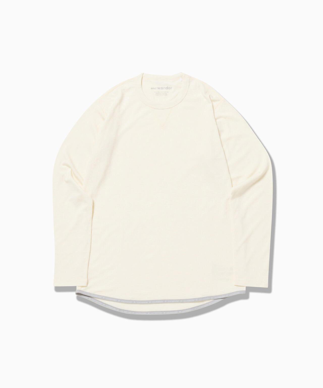 merino base LS T - off white