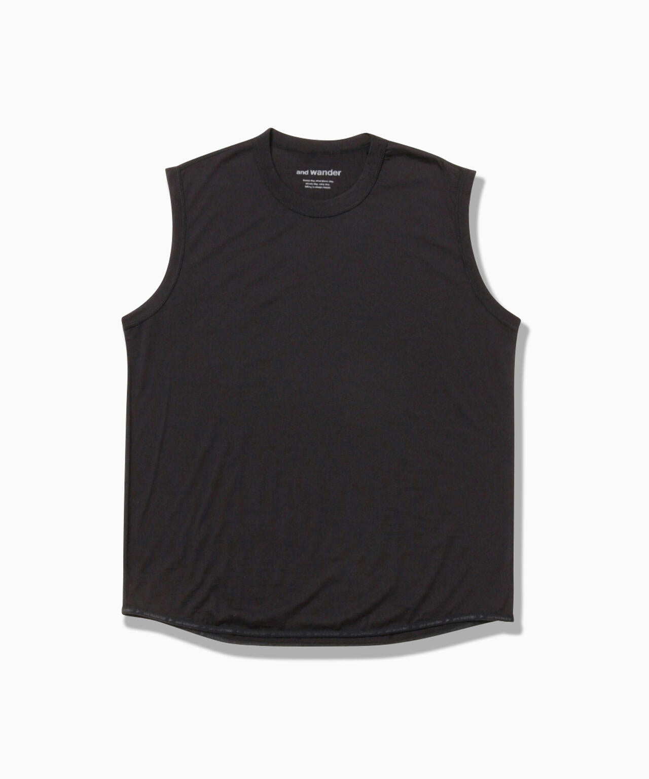merino base tank top - black