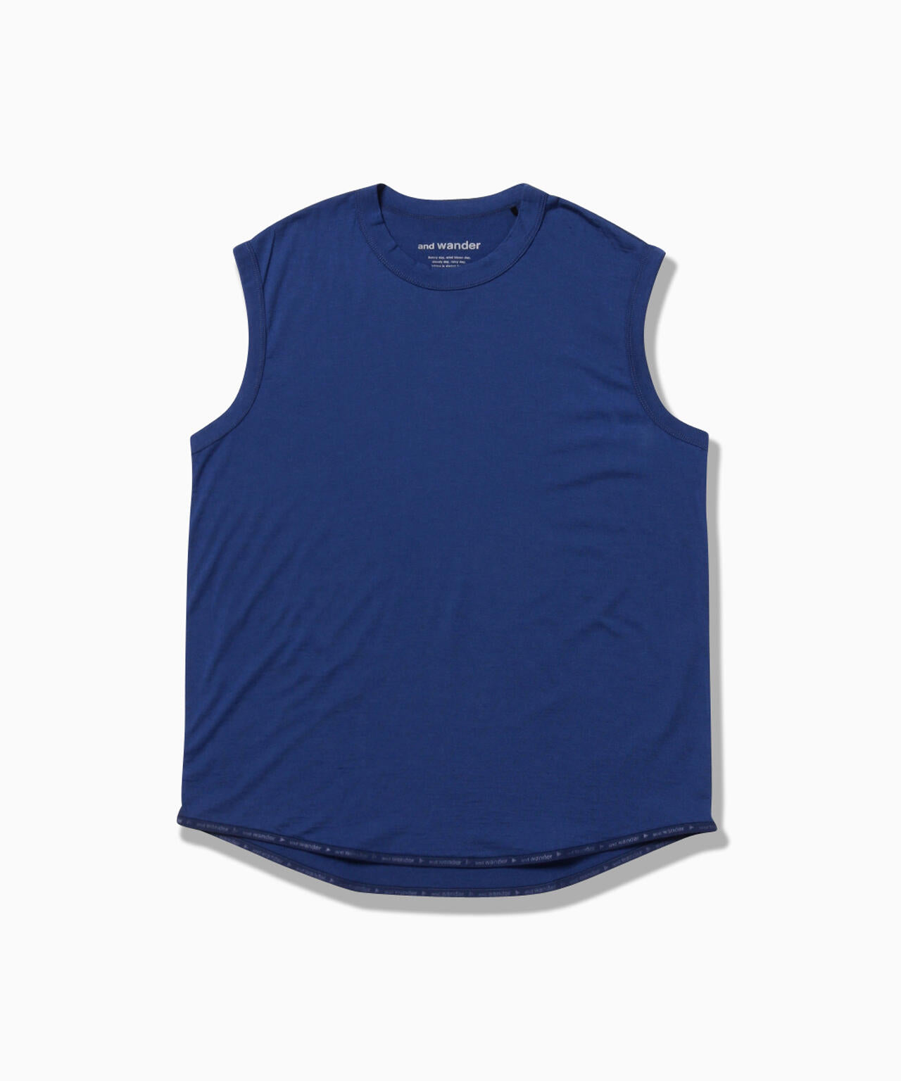 merino base tank top - blue