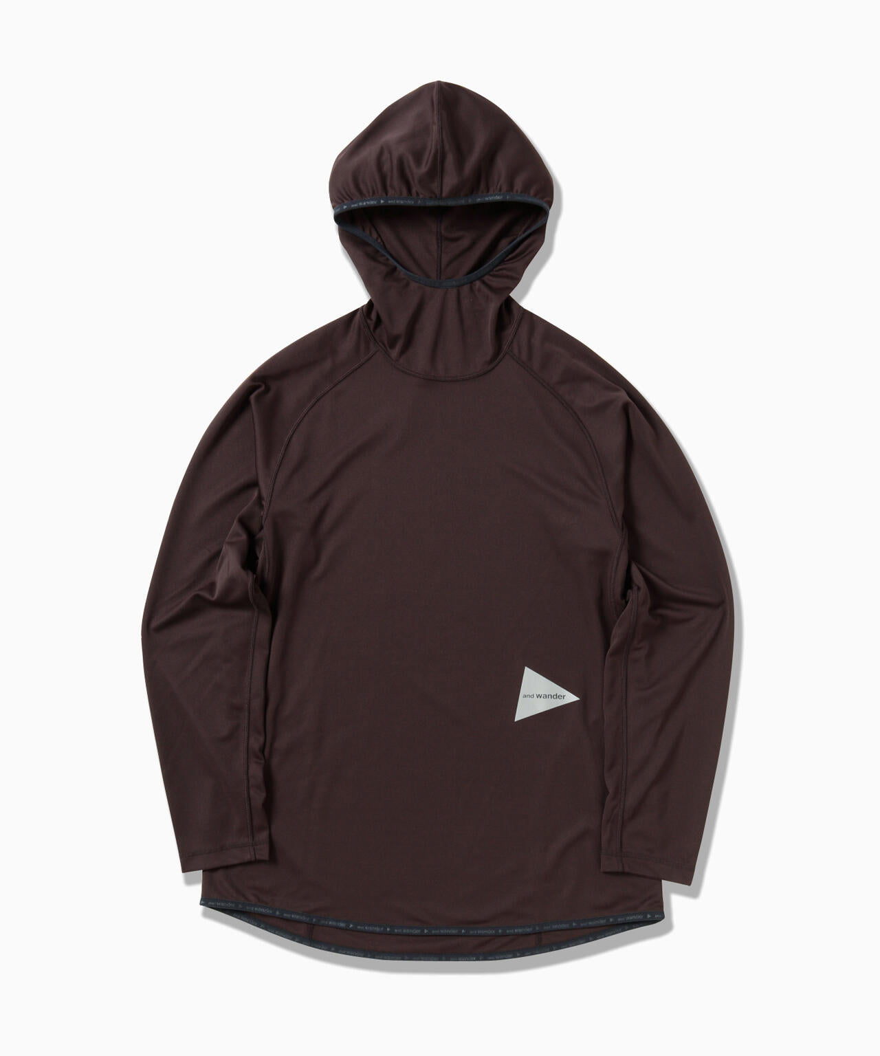 dry jersey LS hoodie - bordeaux
